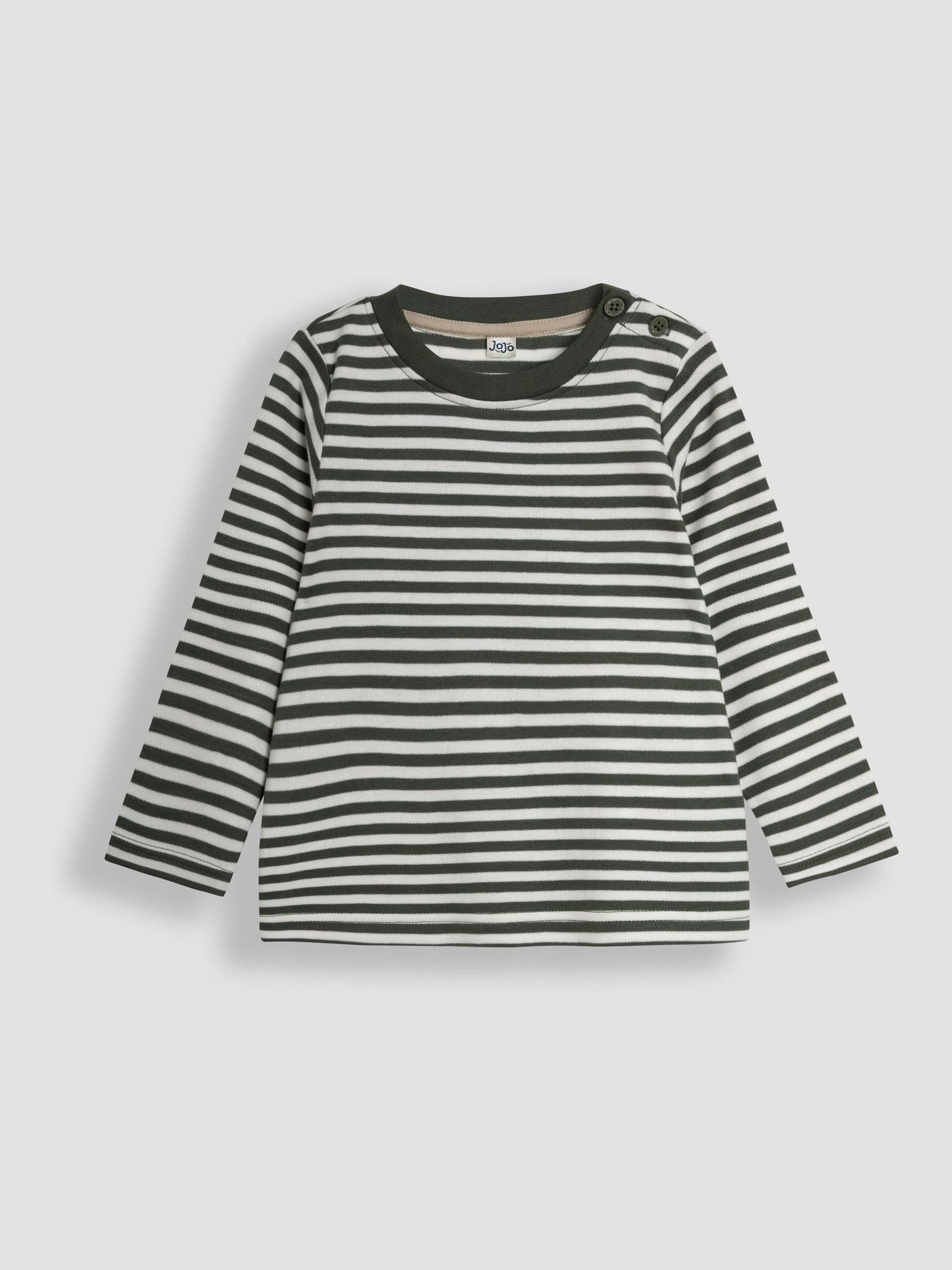 Stone Tractor Print & Stripe Long Sleeve 2-Pack Tops - Image 4 of 5