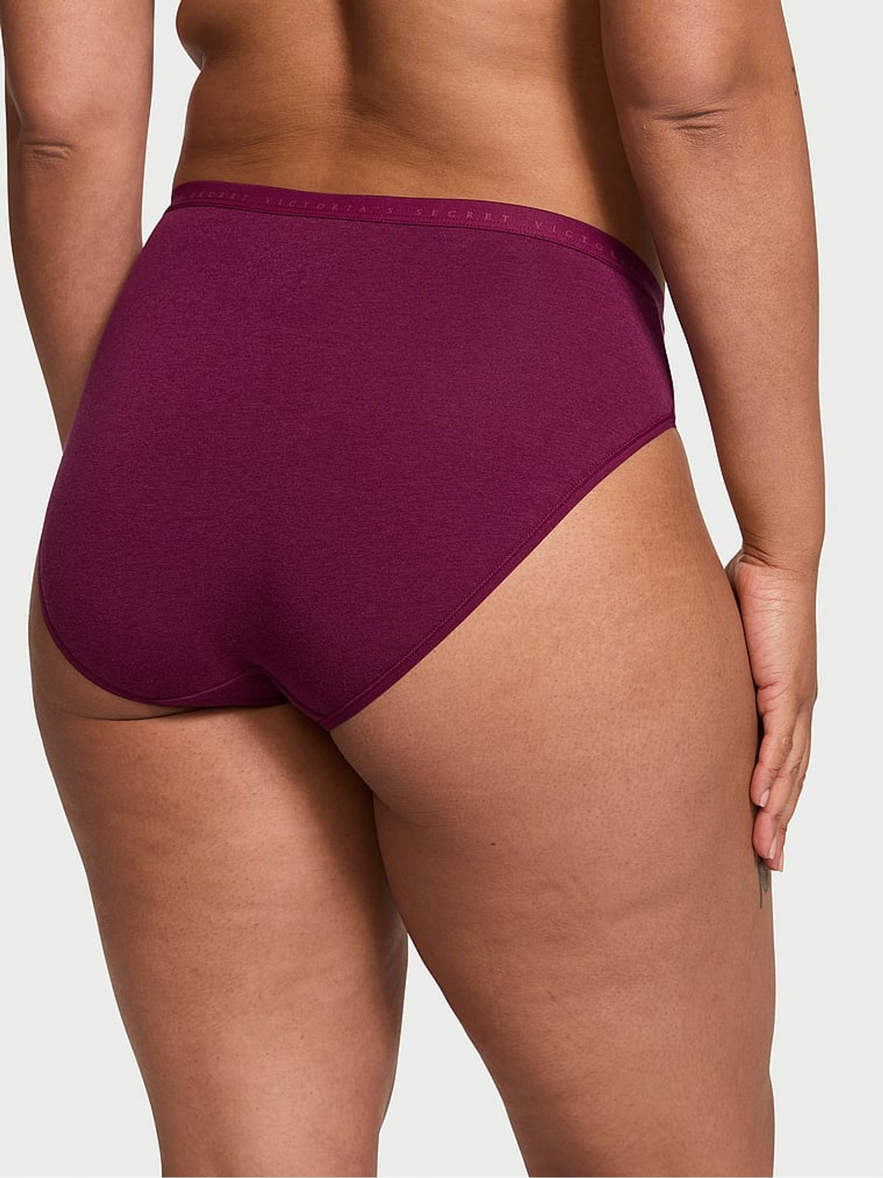 Plum Rouge Red Brief Knickers - Image 2 of 3