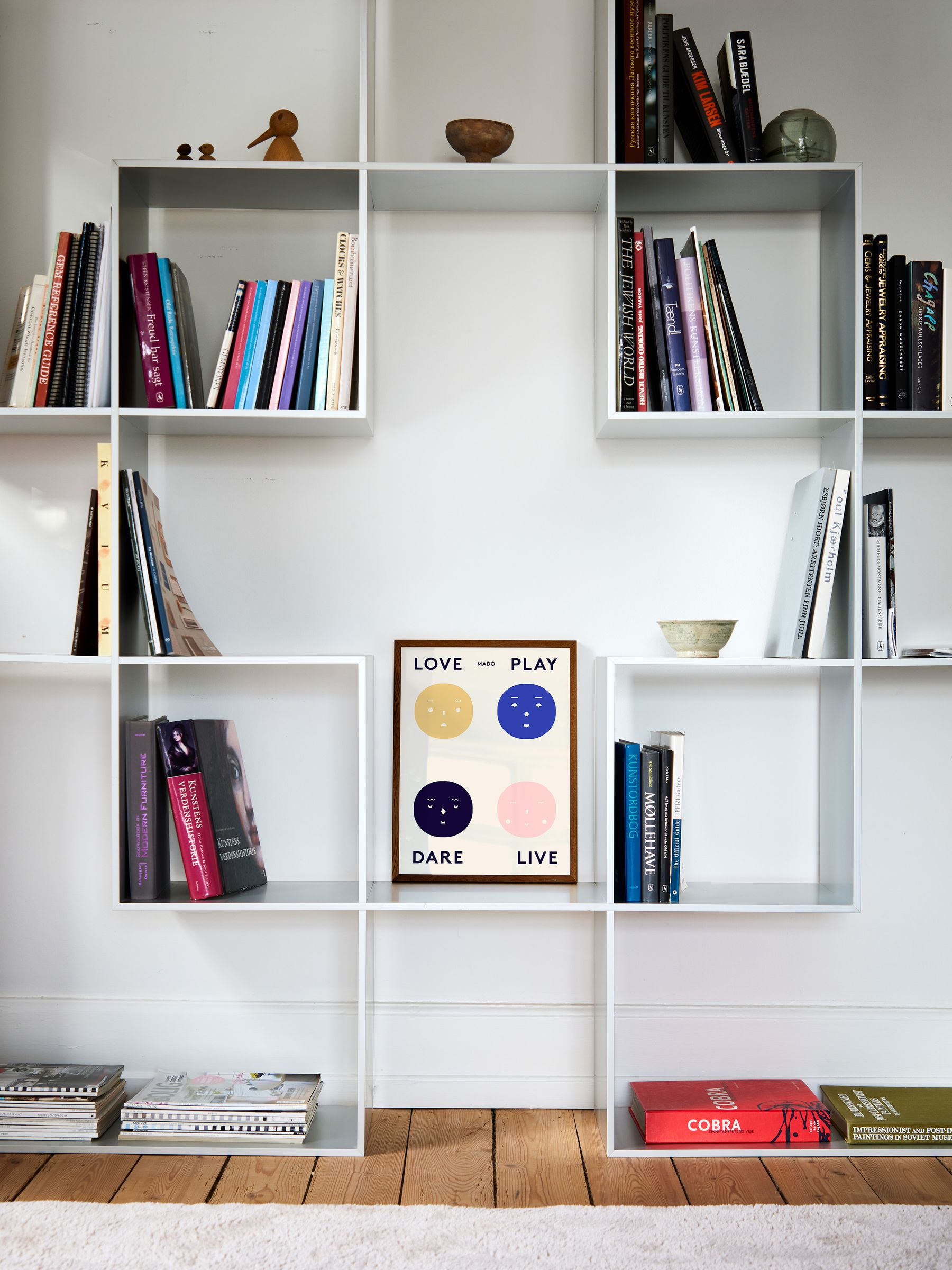 Paper Collective Cream Four Feelings Framed Wall Art Print in Dark Oak Frame - Image 2 of 5