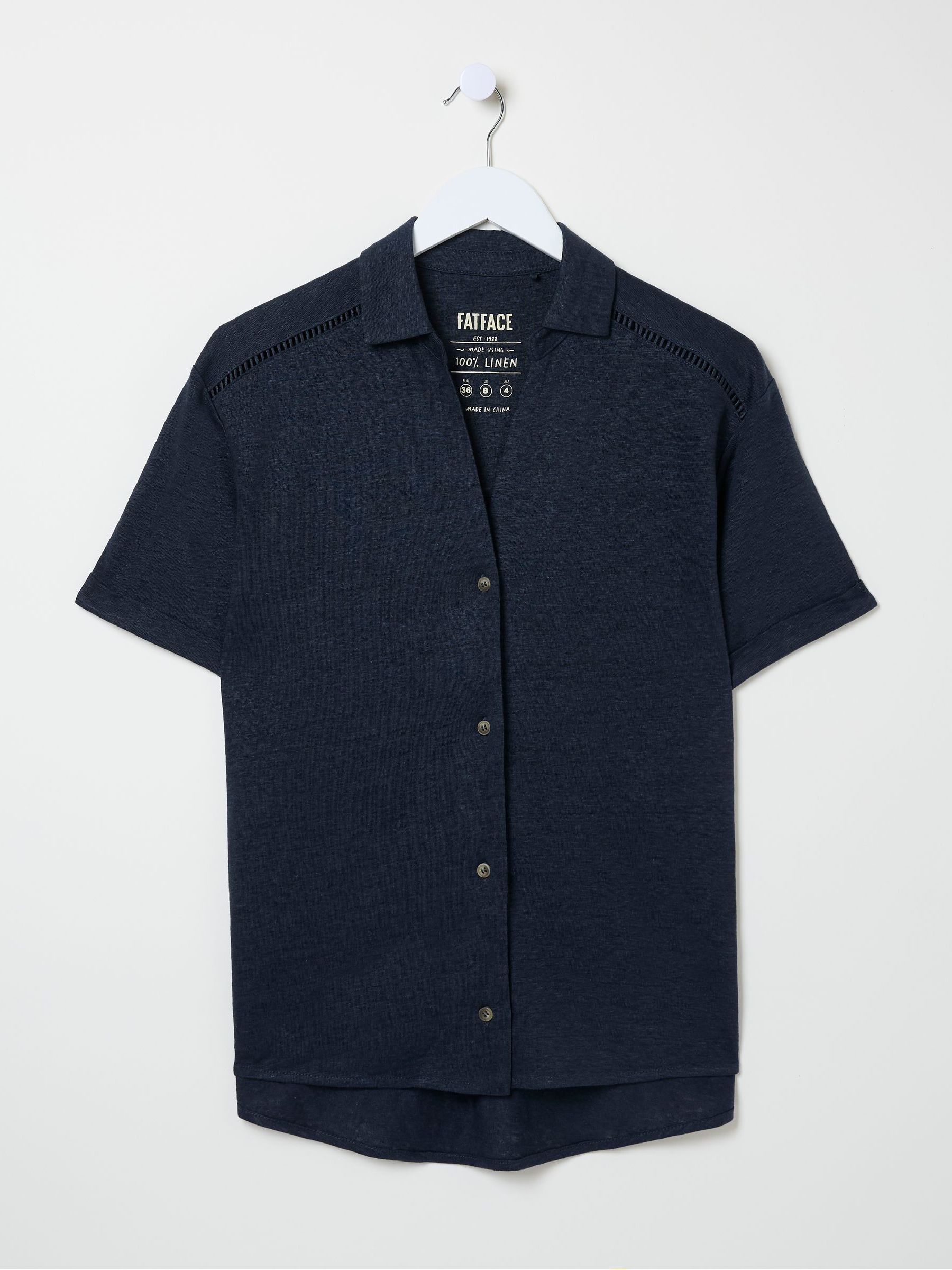 Blue Linen Shirt - Image 5 of 5