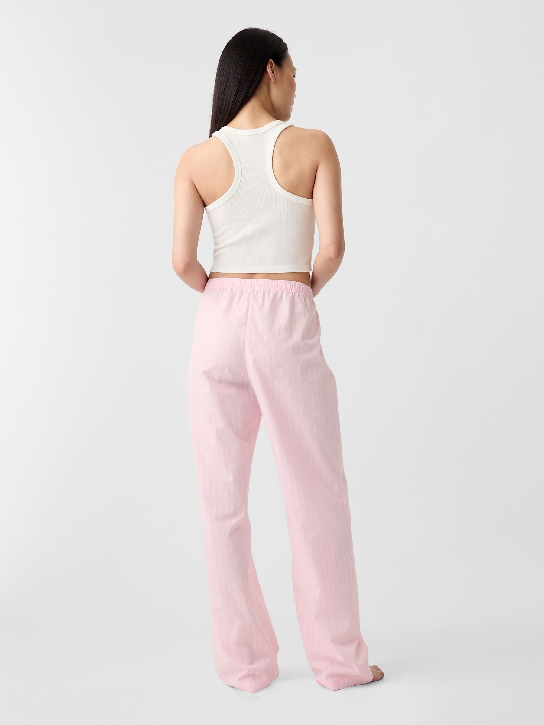 Pink Poplin Pyjama Bottoms - Image 2 of 3