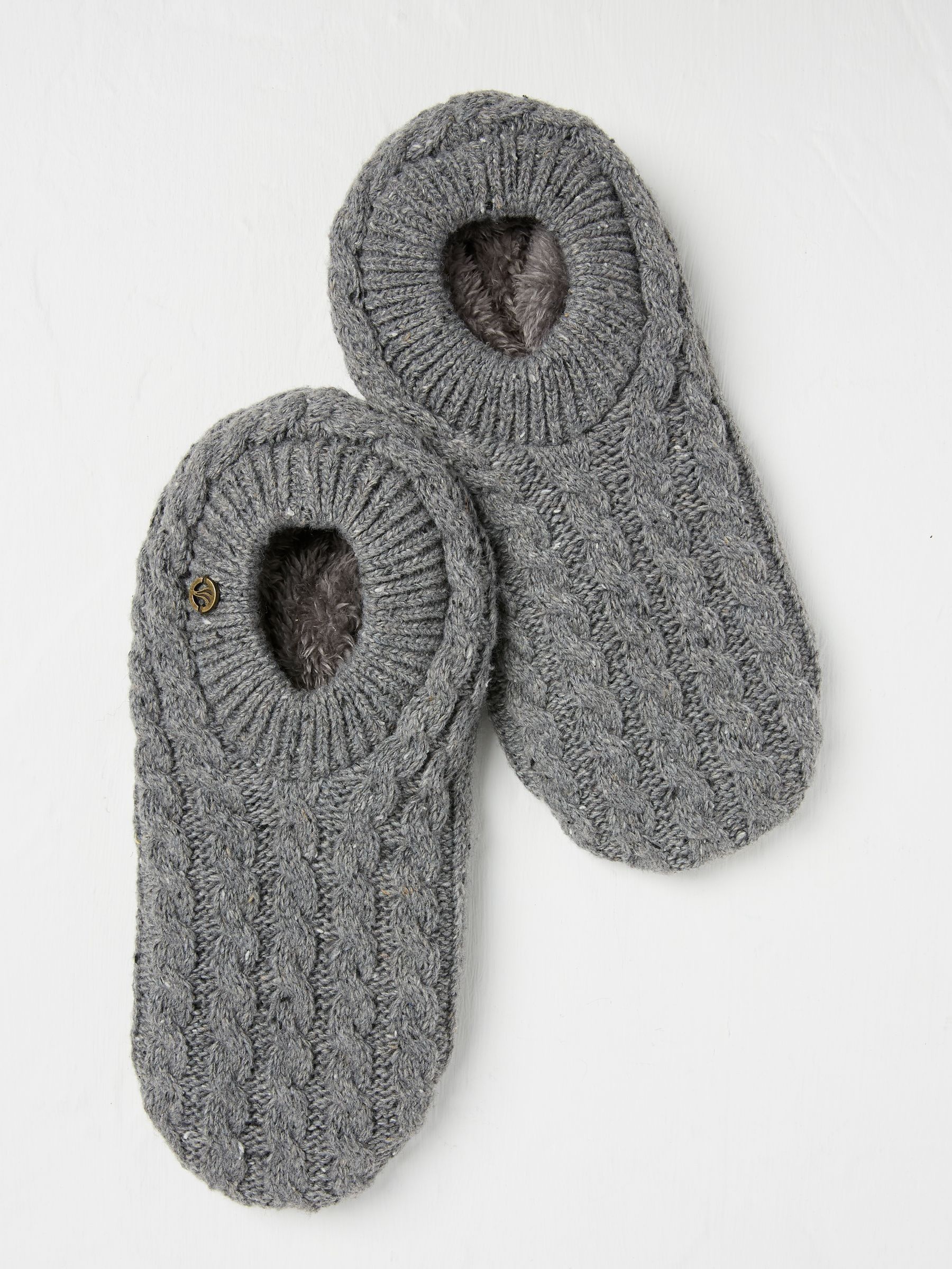 Grey Footsie Bedsocks - Image 1 of 2