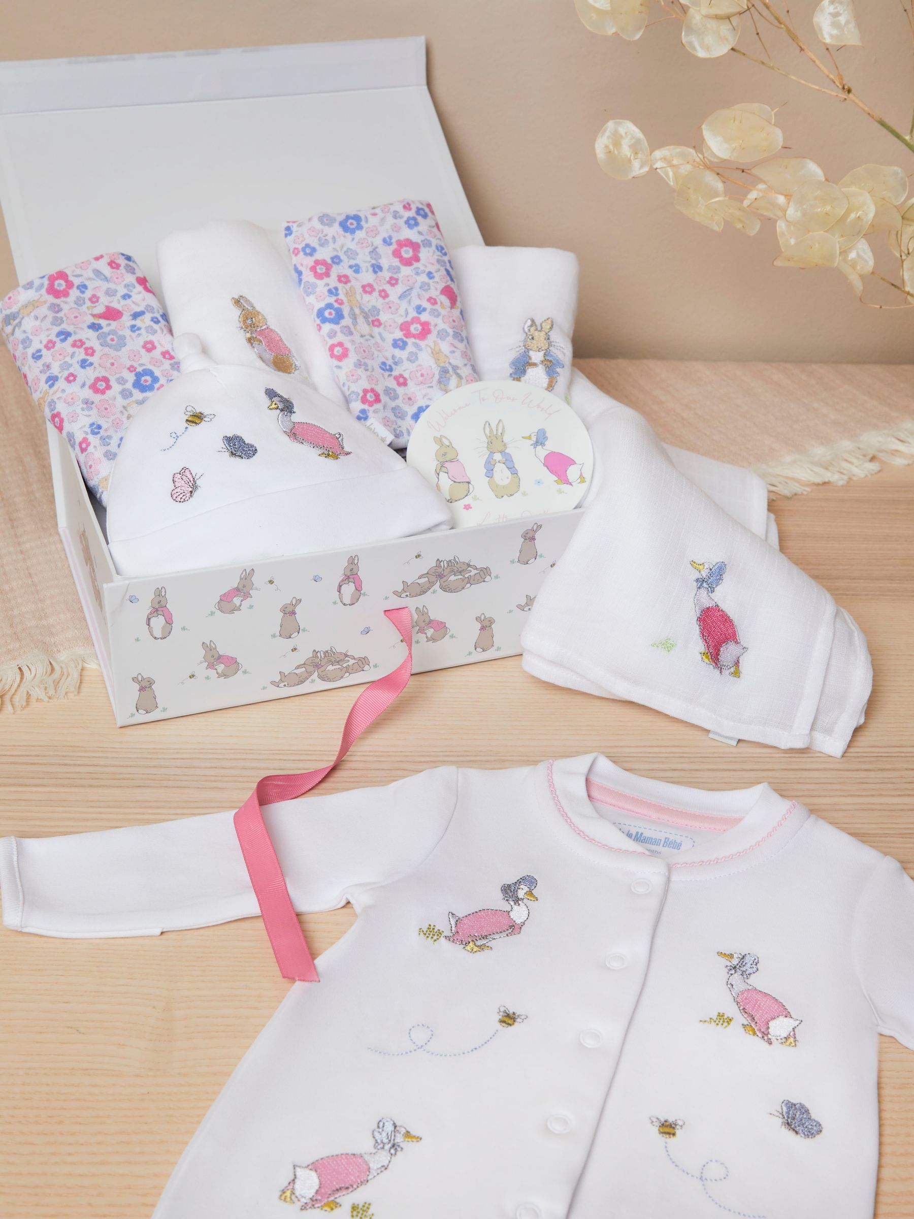 White New Baby Beatrix Potter Gift Set - Image 1 of 6