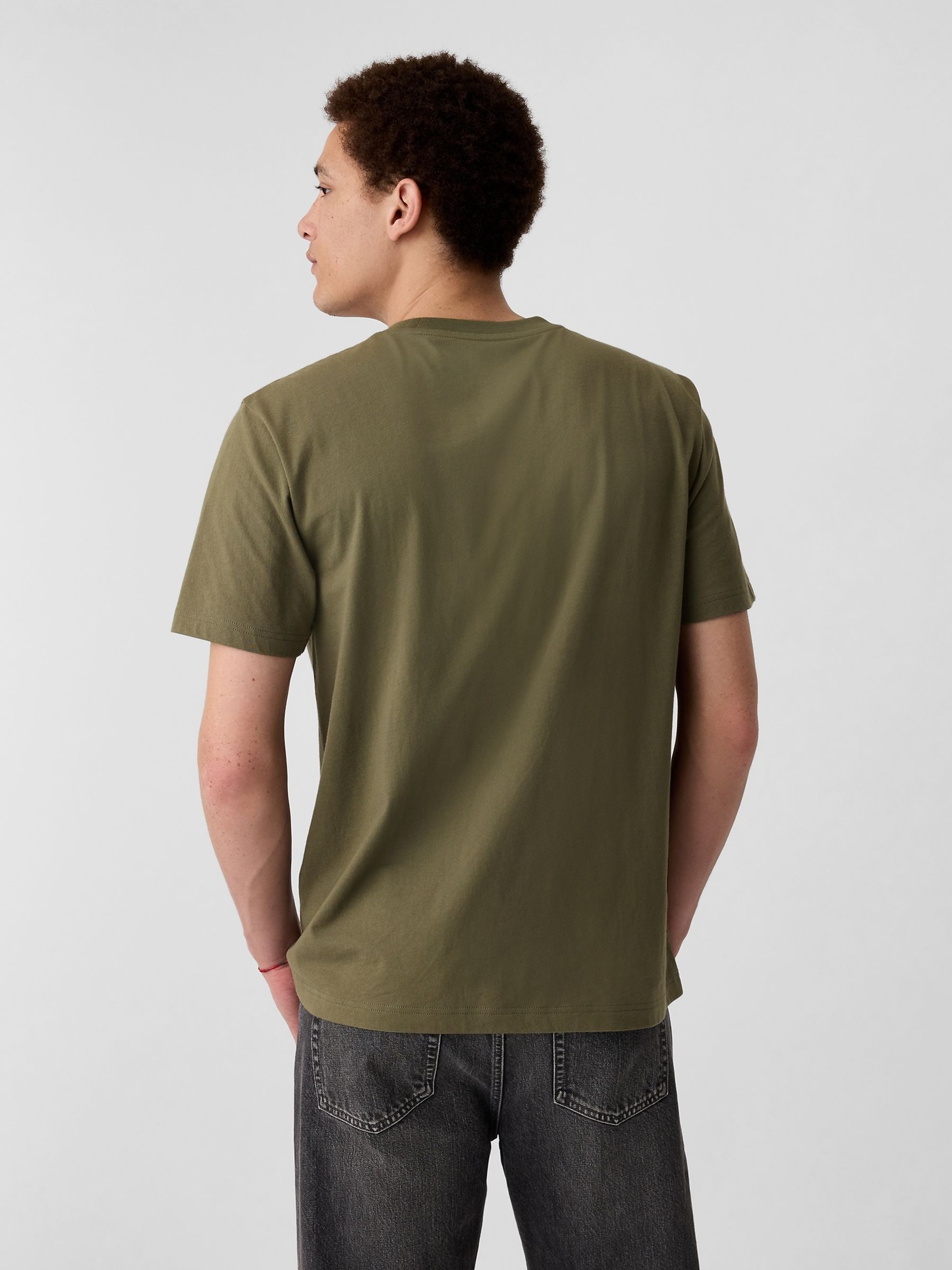 Green Original Pocket Short Sleeve T-Shirt - Image 2 of 4