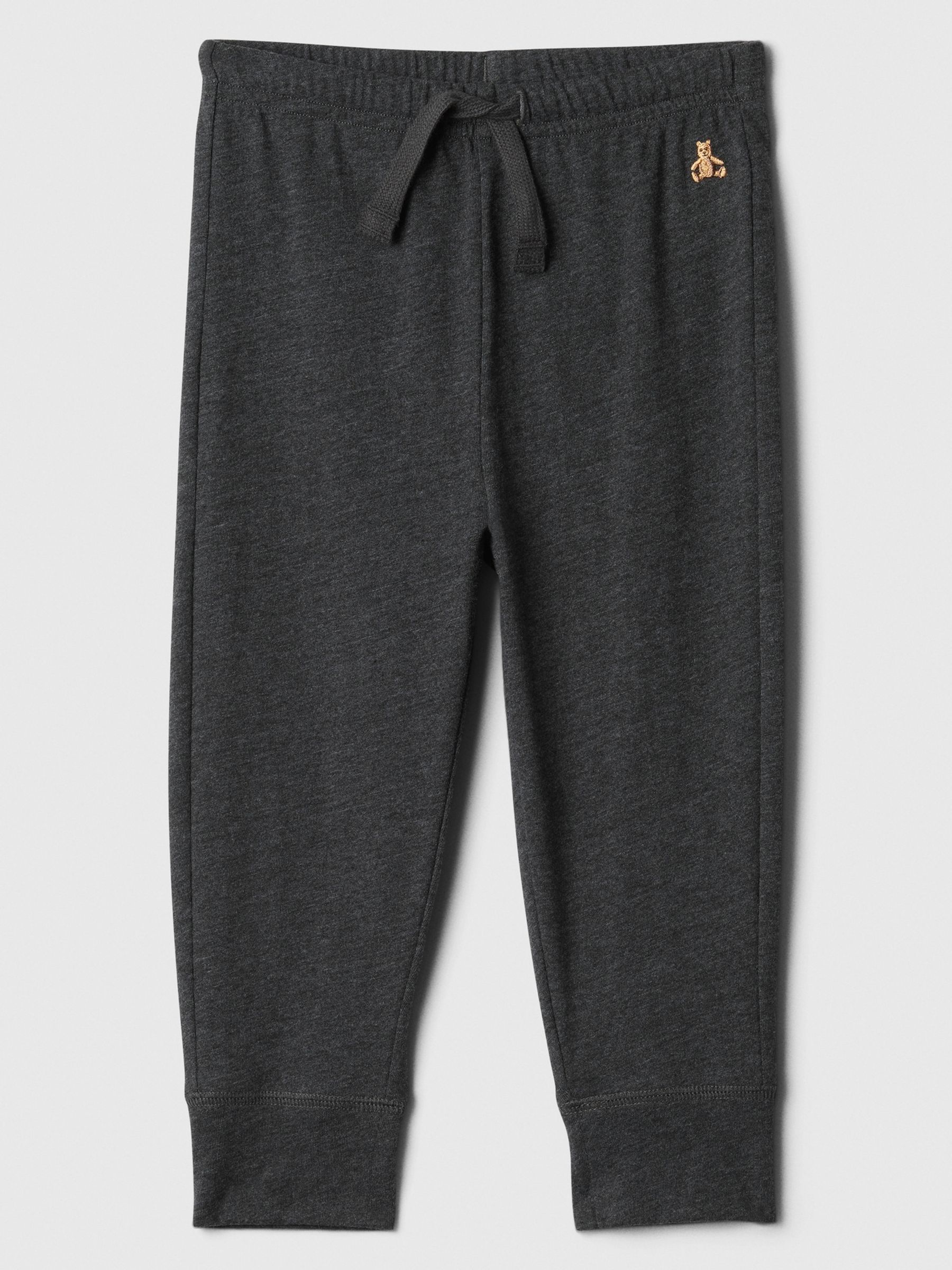 Grey Cotton Brannan Bear Pull On Baby Joggers (Newborn-5yrs) - Image 1 of 3