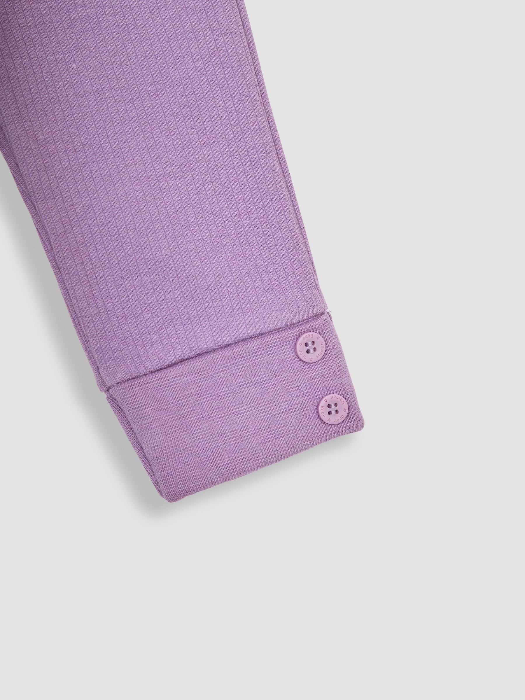 Lilac Purple 2-Pack Rib Leggings - Image 6 of 7