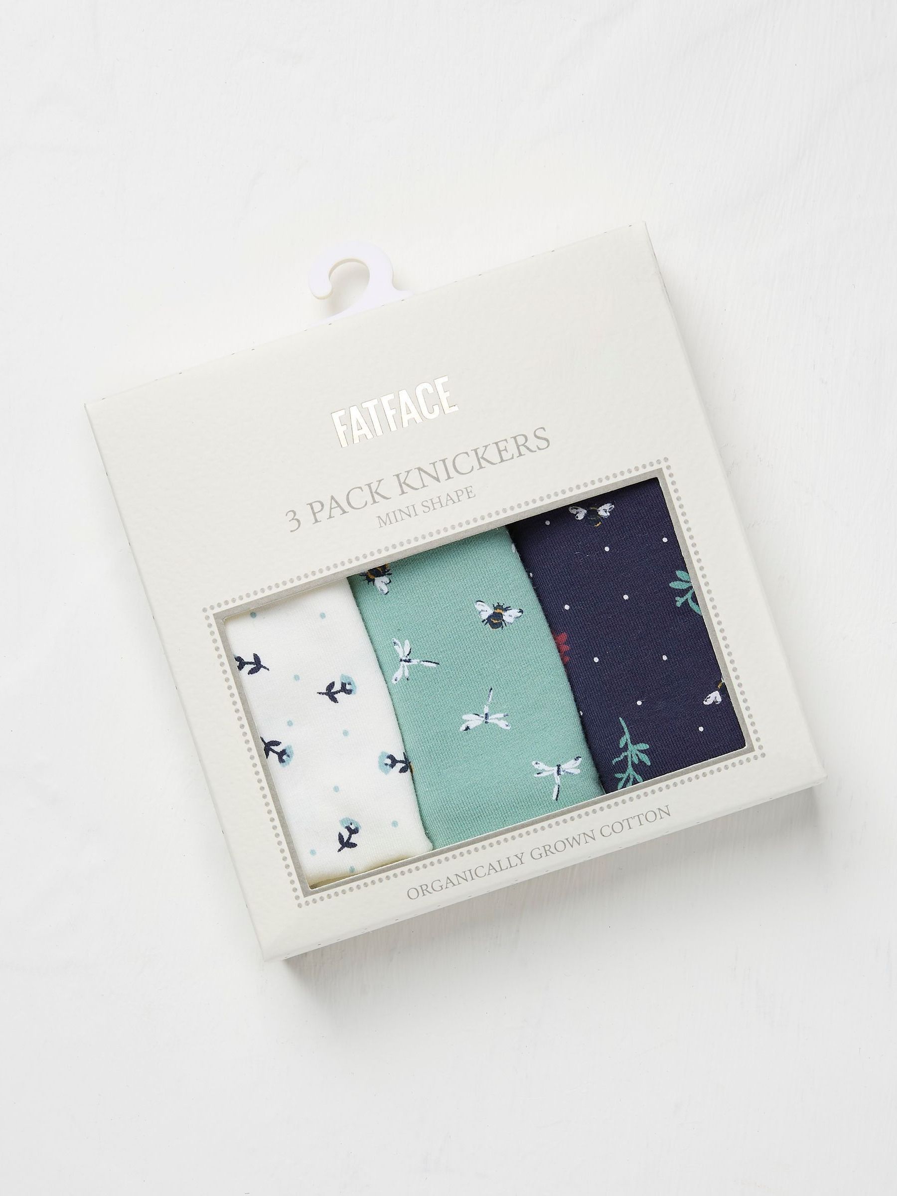 Bee Floral Mini Knickers 3 Pack - Image 2 of 2