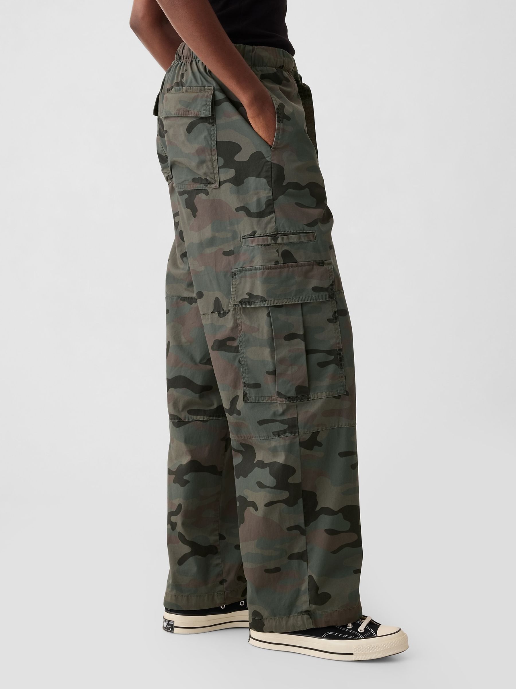 Green Cargo Easy Trousers - Image 4 of 8