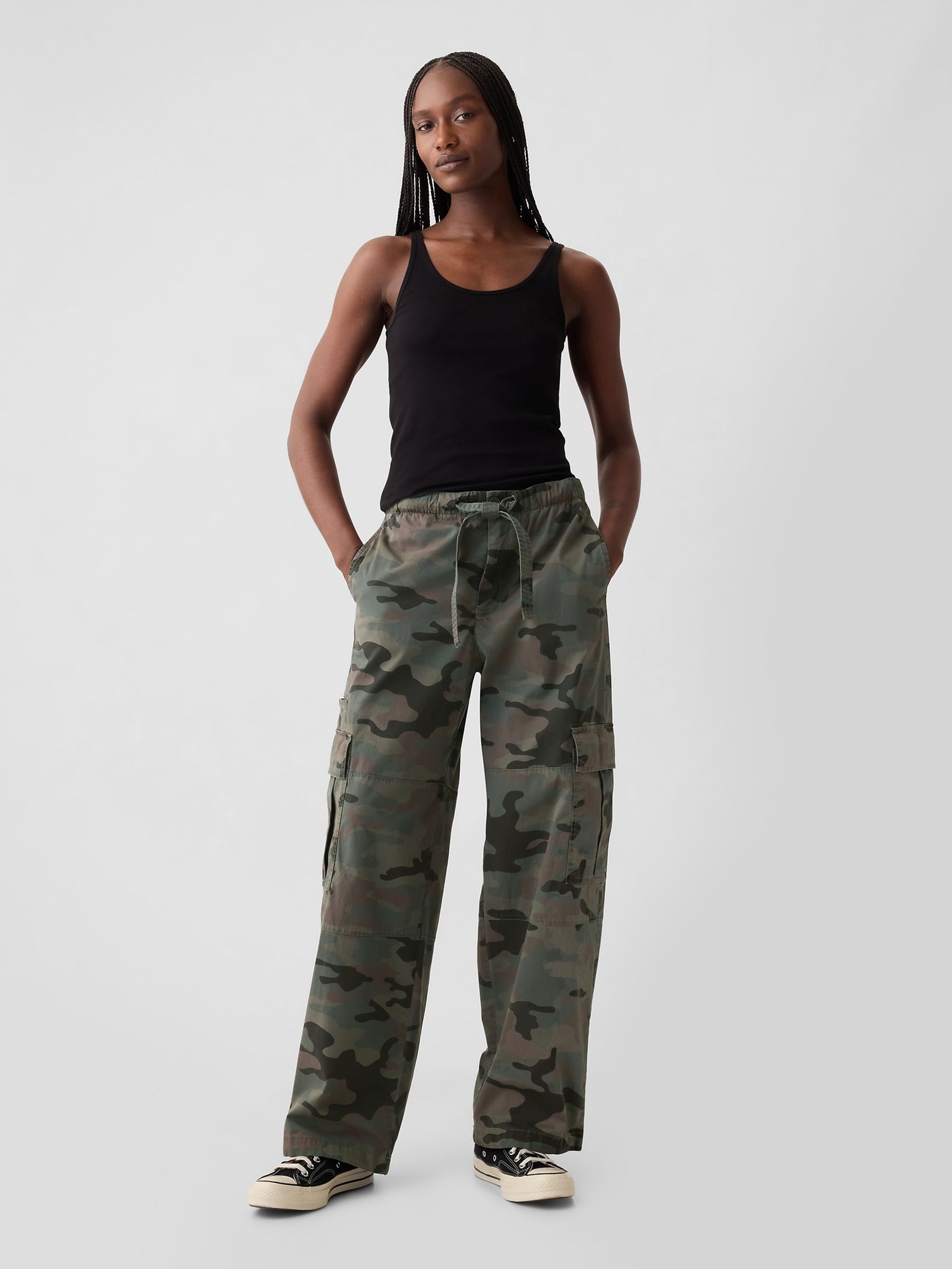 Green Cargo Easy Trousers - Image 5 of 8