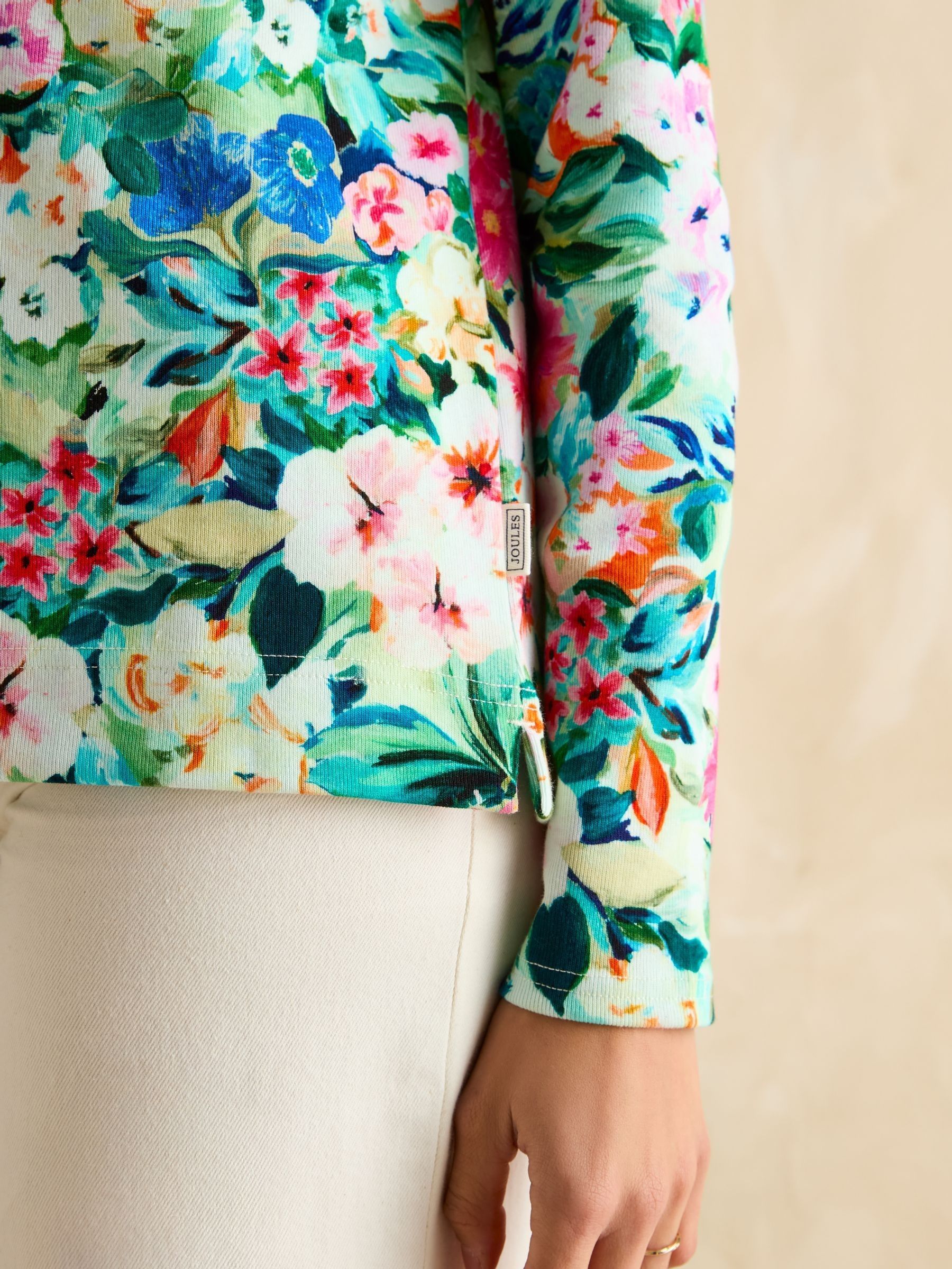 Harbour Multi Floral Boat Neck Printed Top - Image 5 of 7