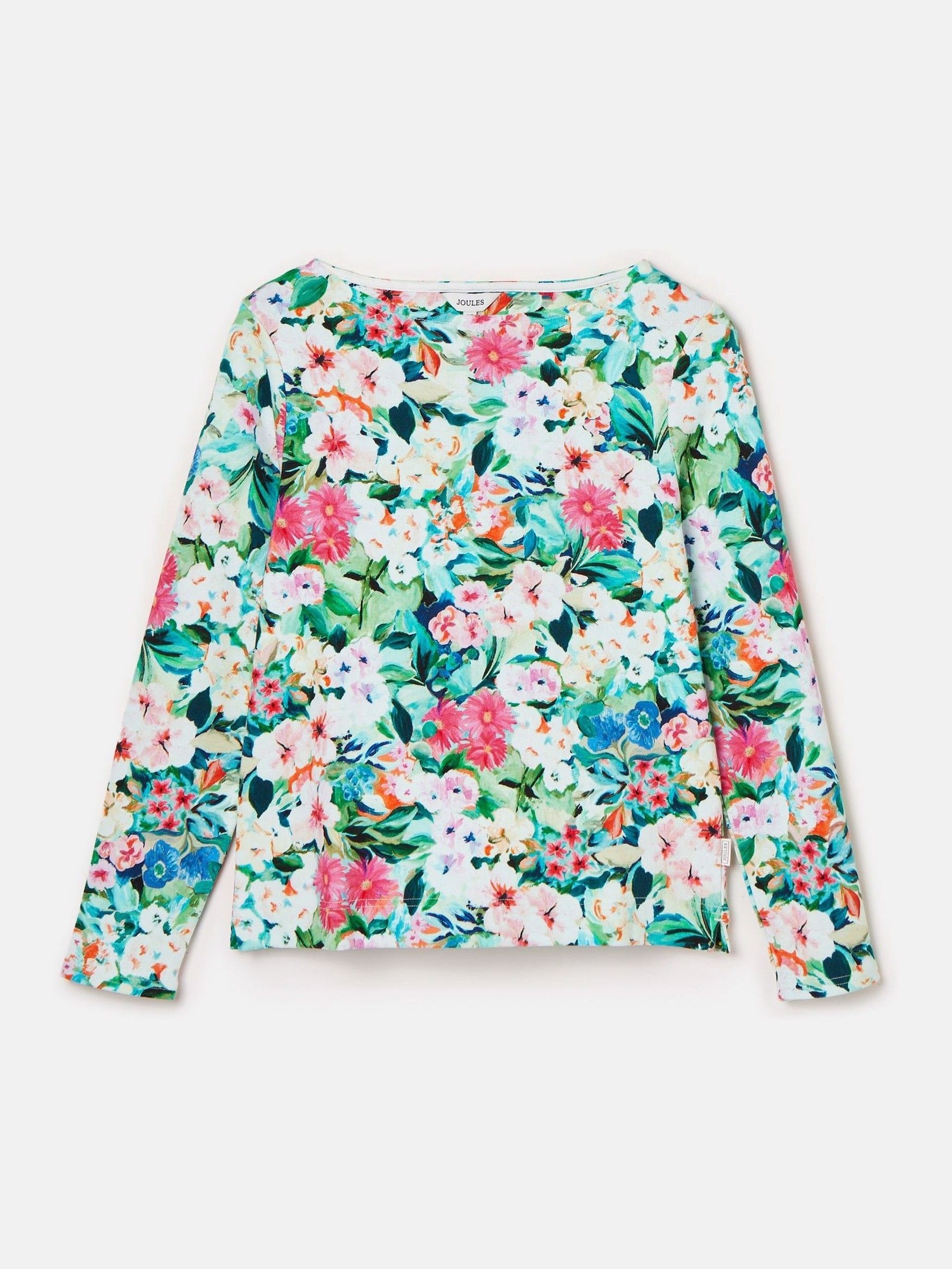 Harbour Multi Floral Boat Neck Printed Top - Image 7 of 7