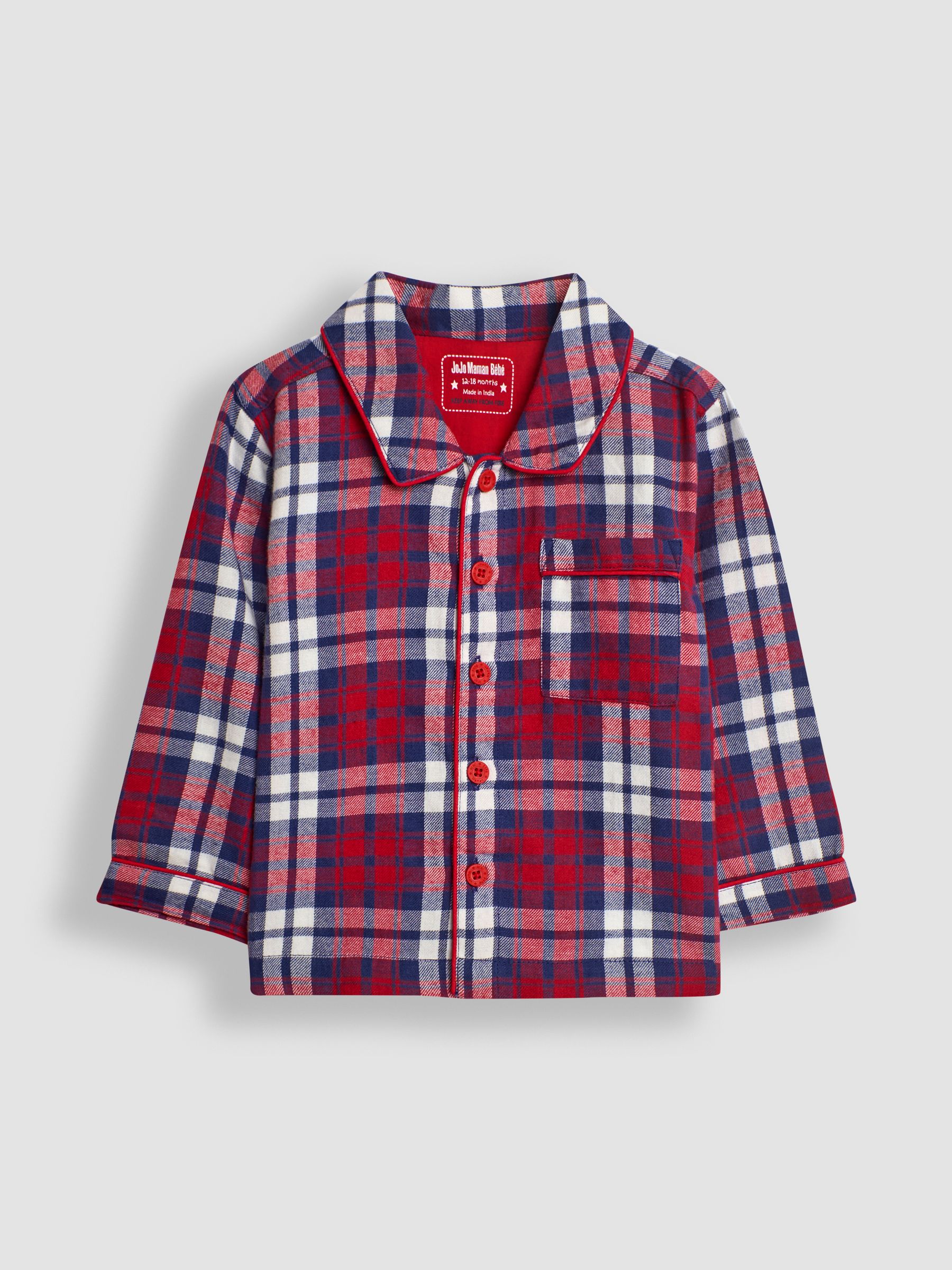 Red Woven Pyjamas - Image 2 of 5