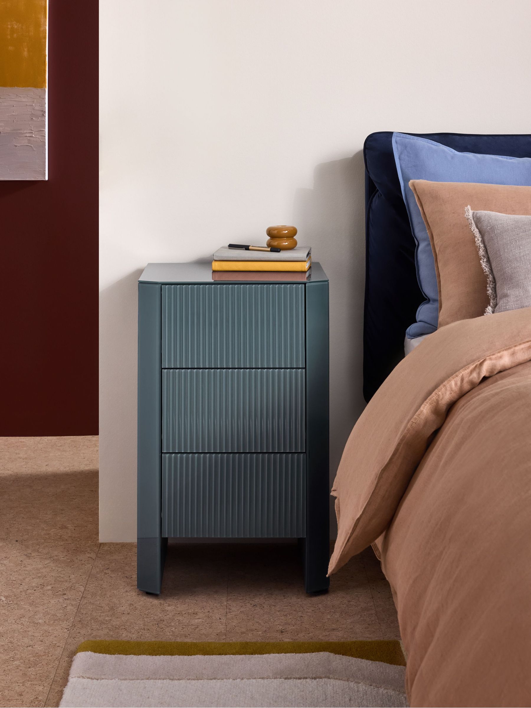 Eleni Bedside in Blue Glass - Image 10 of 11