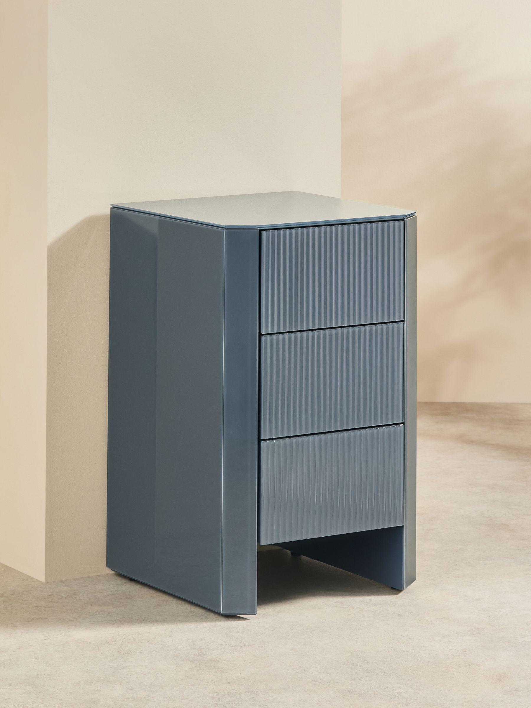 Eleni Bedside in Blue Glass - Image 2 of 11