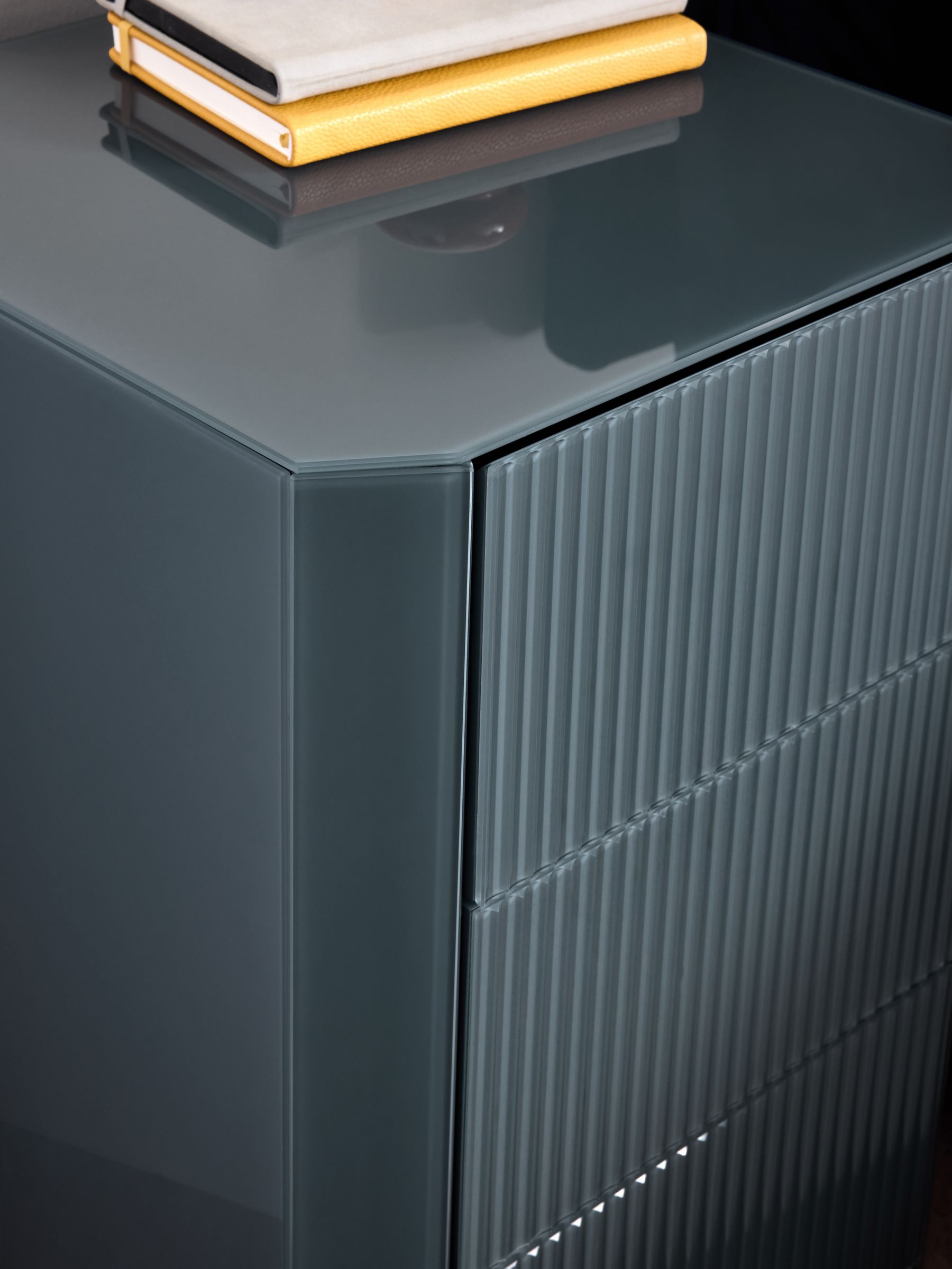 Eleni Bedside in Blue Glass - Image 3 of 11