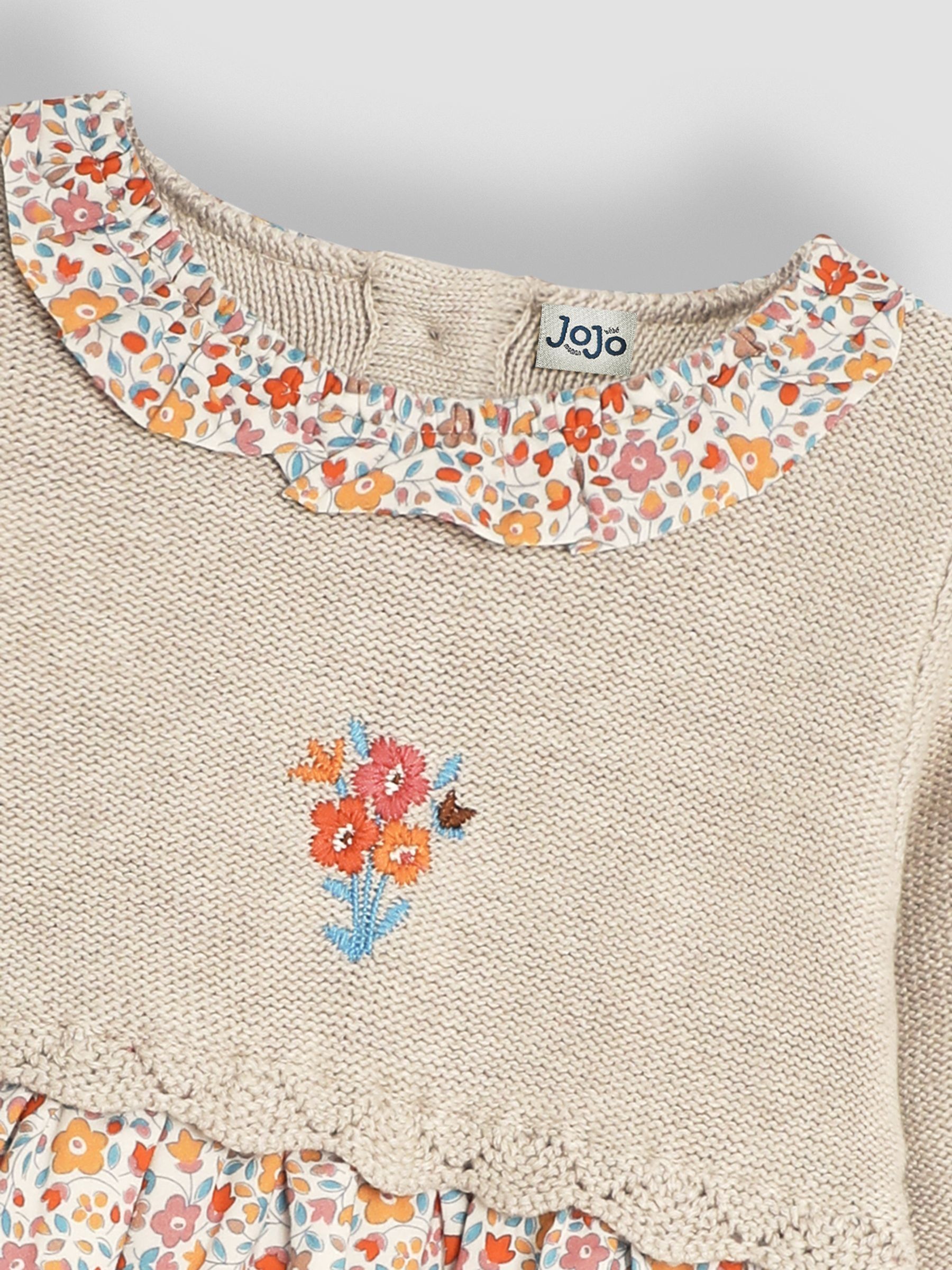 Cream Knitted Collar Dress - Image 3 of 3