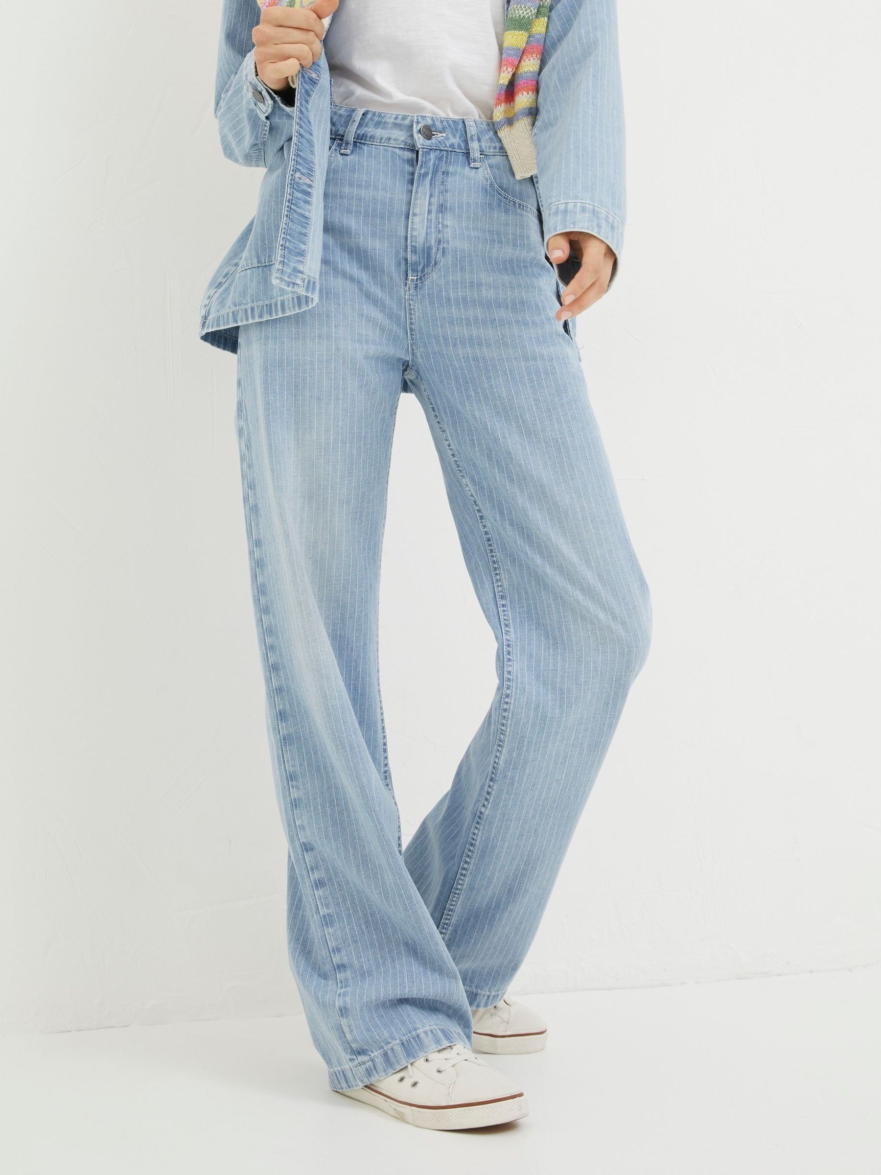 Blue Blue Salle Stripe Jeans - Image 1 of 6