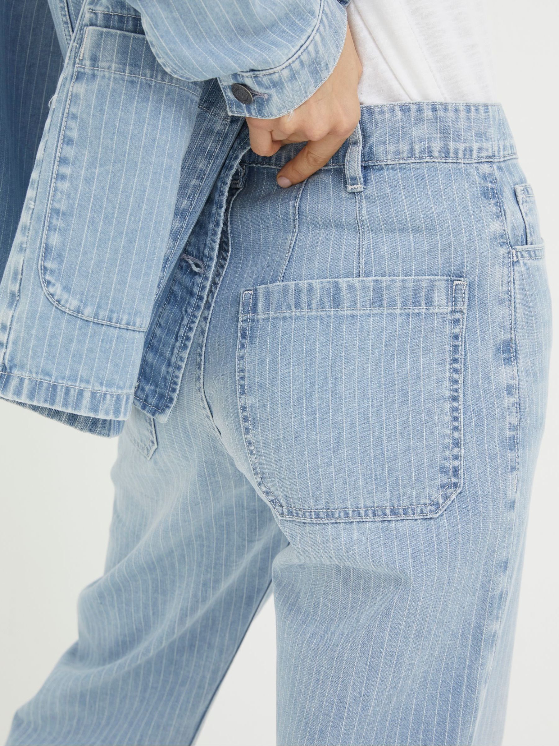 Blue Blue Salle Stripe Jeans - Image 3 of 6