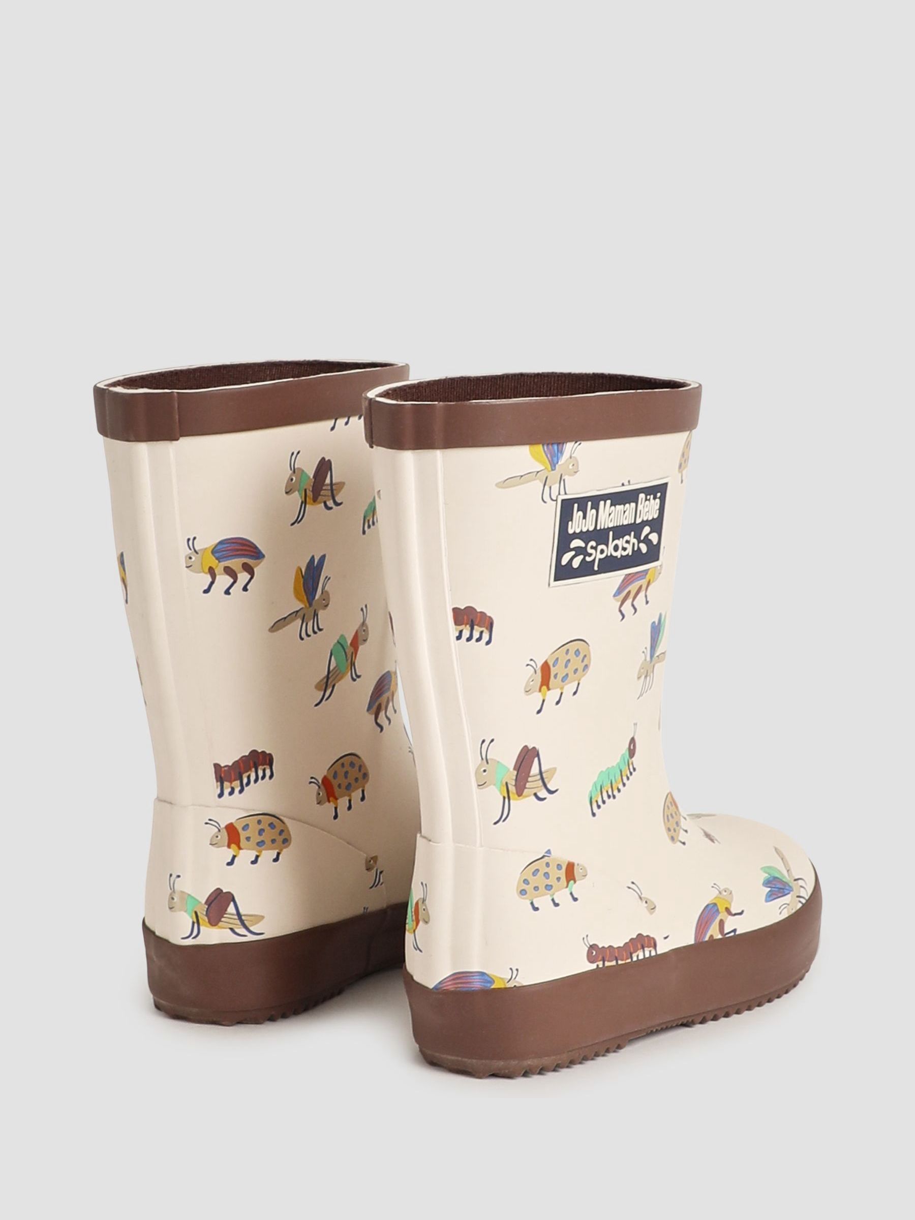 Brown Bug Print Wellies - Image 3 of 6