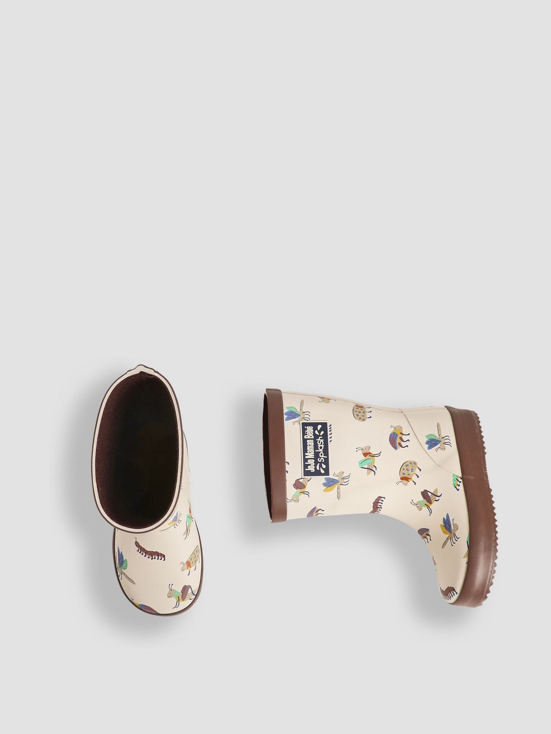 Brown Bug Print Wellies - Image 4 of 6
