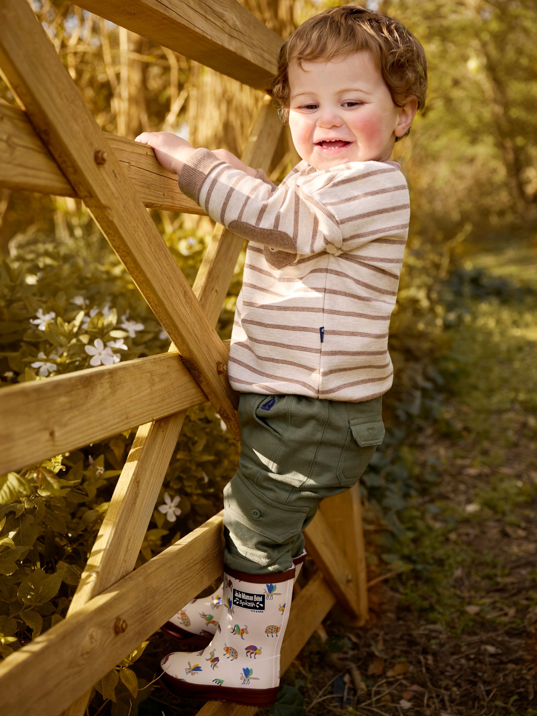 Brown Bug Print Wellies - Image 5 of 6