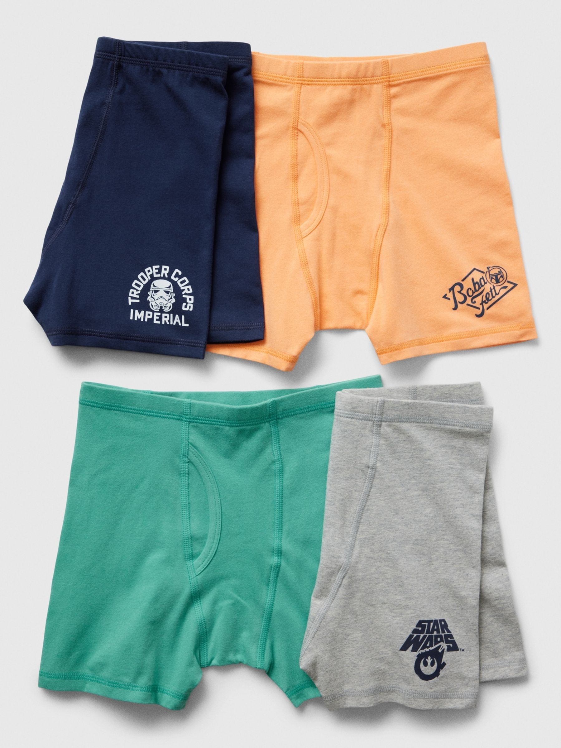 Blue Star Wars Boxer Briefs 4 Pack (4-13yrs) - Image 1 of 1