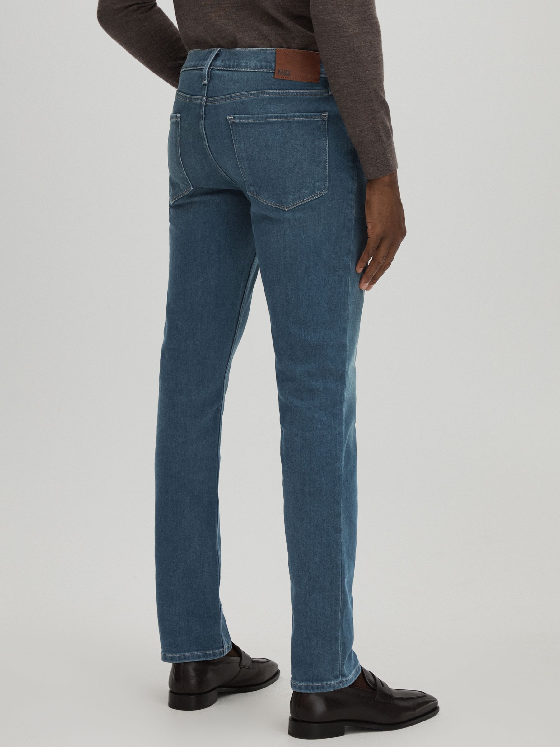 Paige Straight Leg Jeans in Foltz Blue - Image 5 of 6