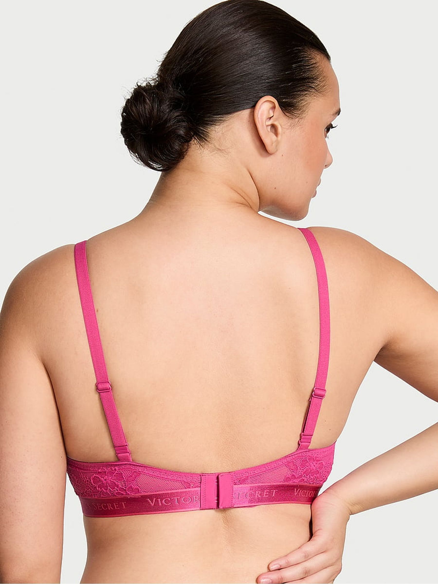 Luscious Rose Pink Full Cup Lightly Lined Bra - Image 2 of 3