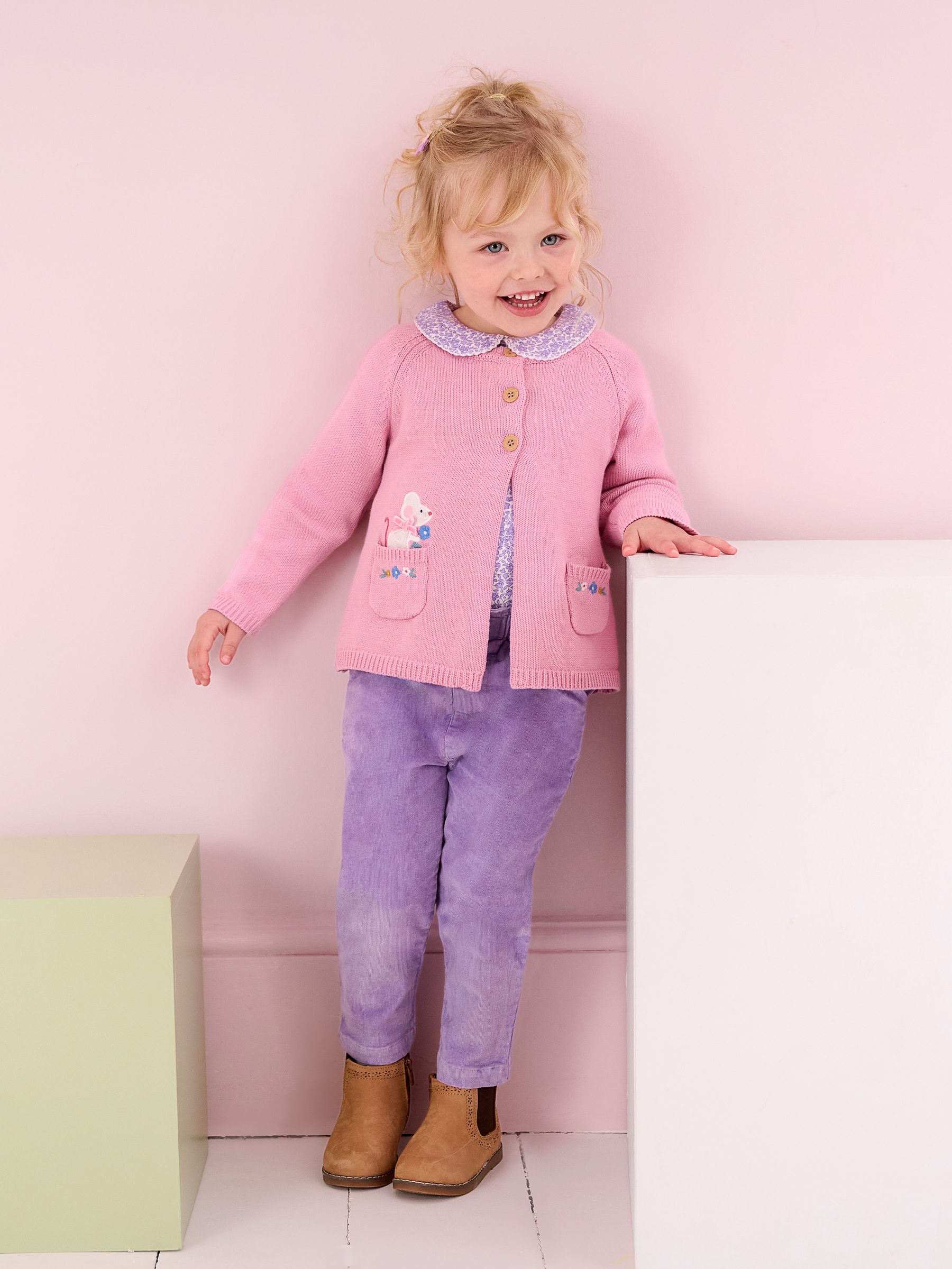 Lilac Cord Trousers - Image 1 of 5