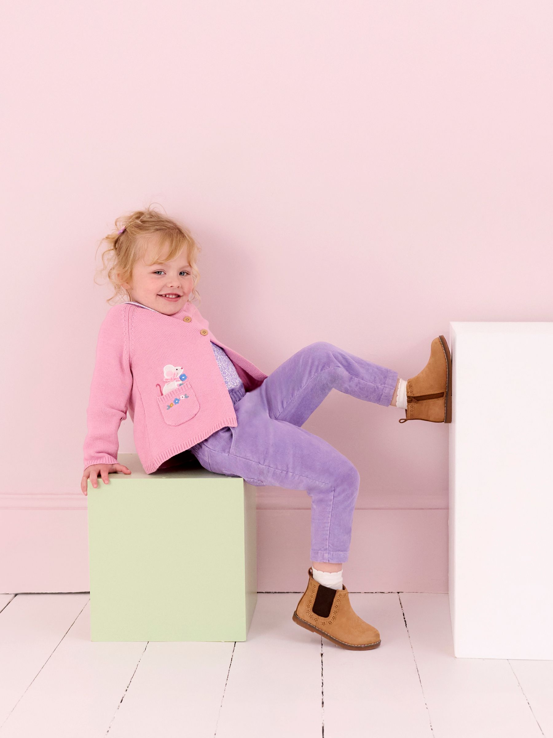 Lilac Cord Trousers - Image 2 of 5