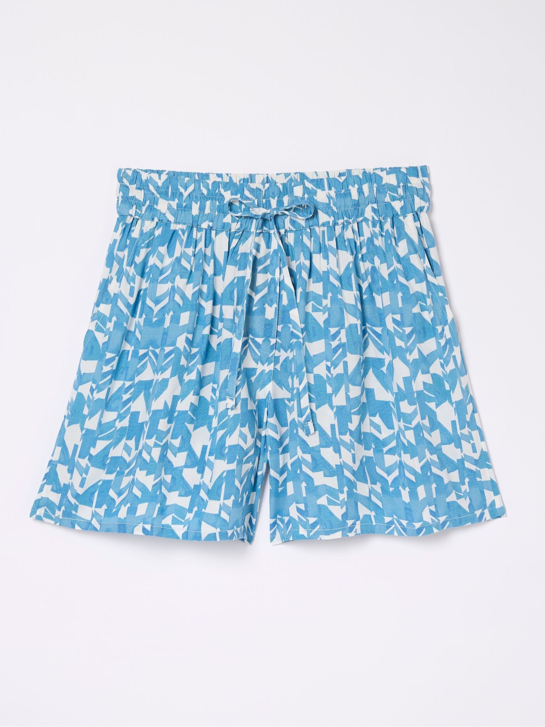 Flippy Blue Med Geo Shorts - Image 5 of 5