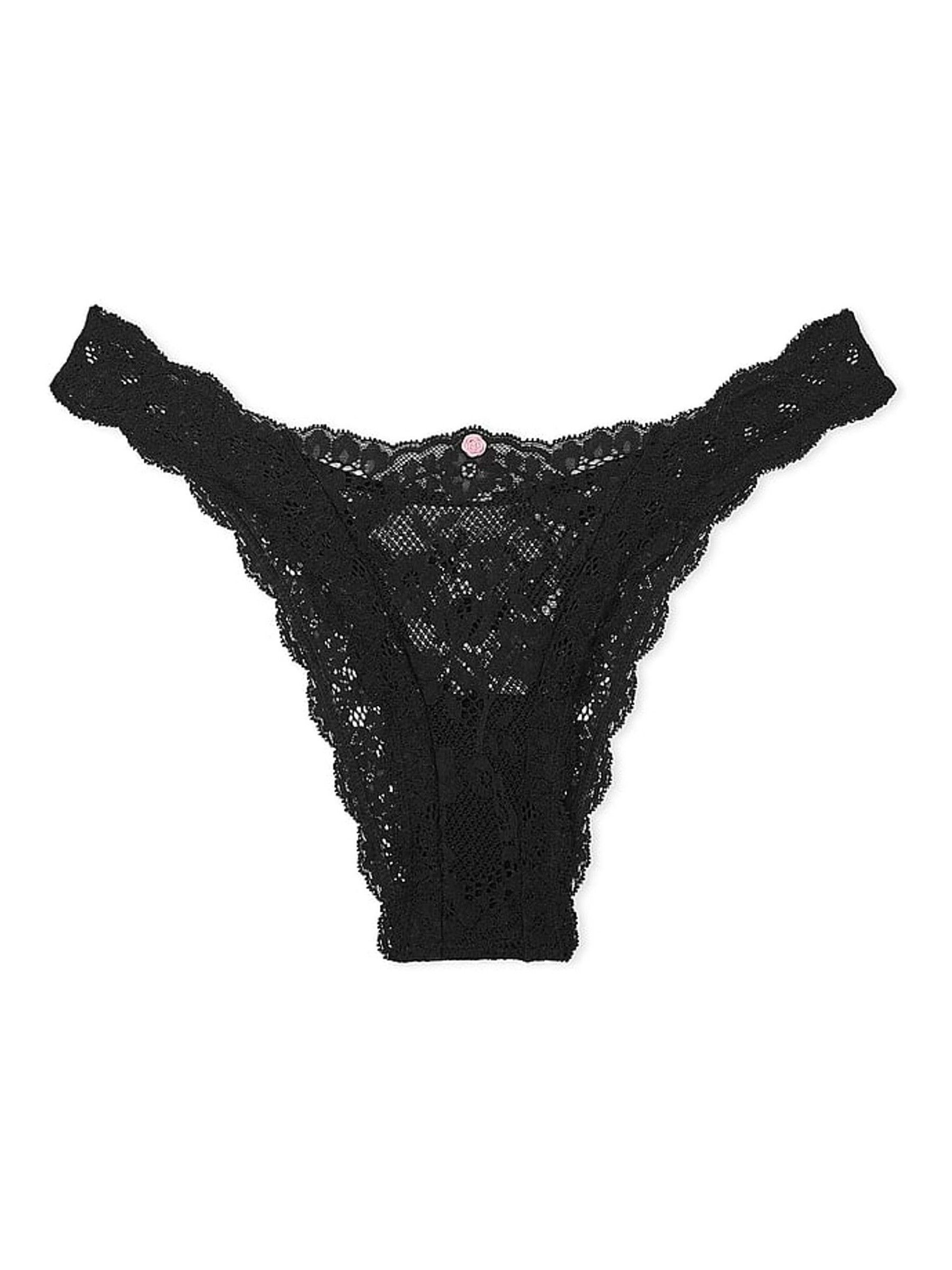Black Brazilian Lace Knickers - Image 3 of 3
