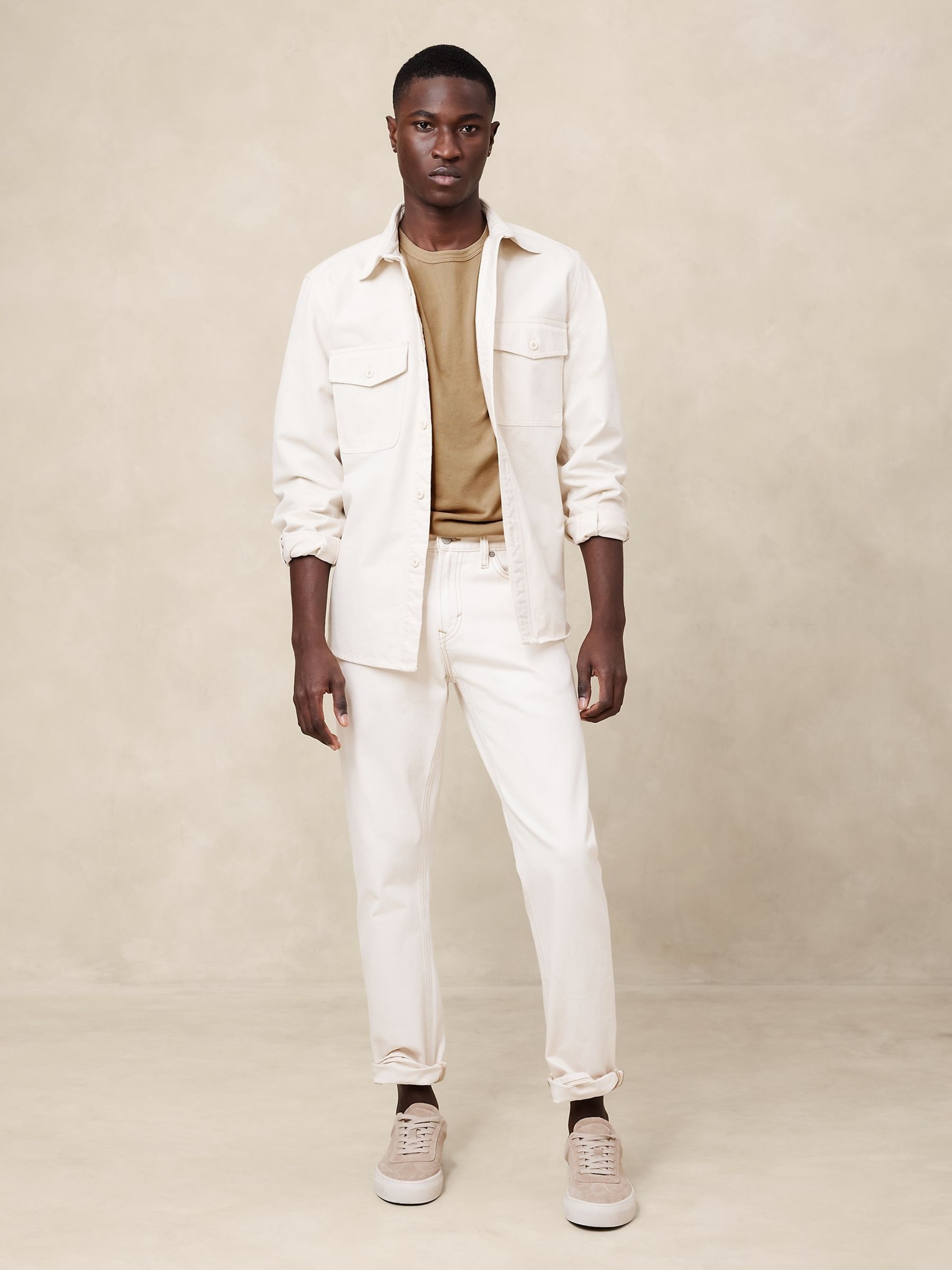 Banana Republic Brown Soft Wash T-Shirt - Image 1 of 1