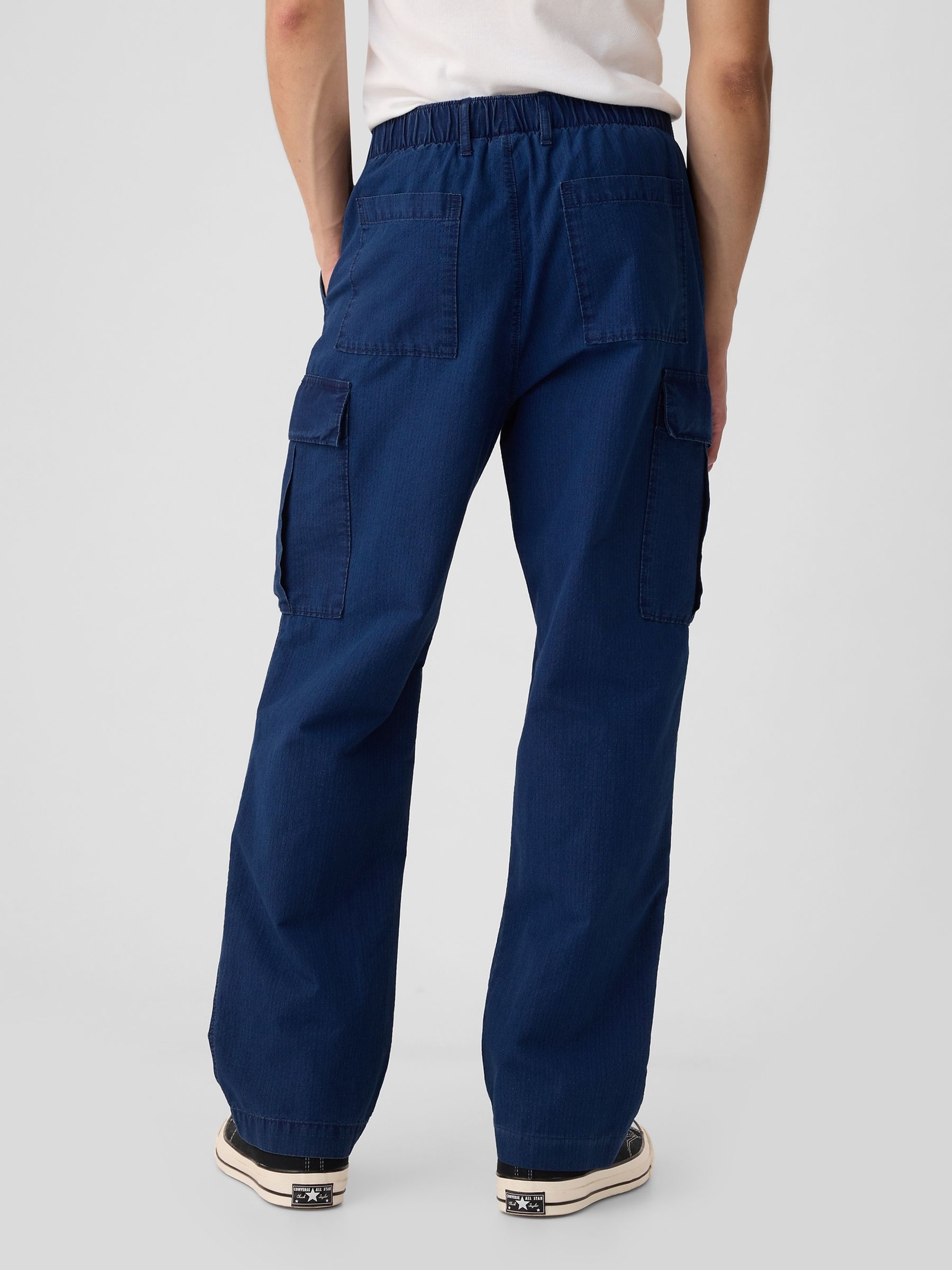 Blue Cargo Trousers - Image 2 of 5