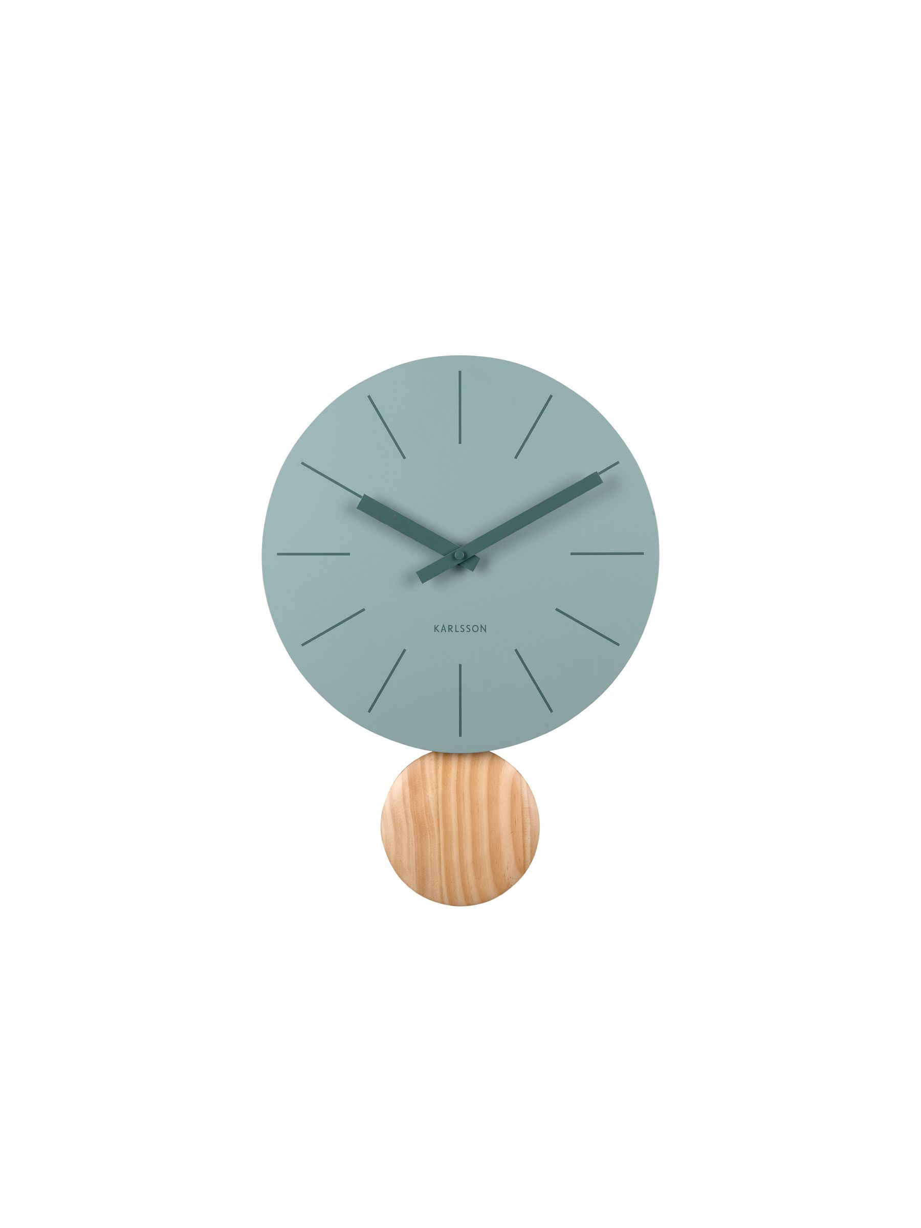 Karlsson Jungle Green Arlo Pendulum Wall Clock - Image 1 of 4