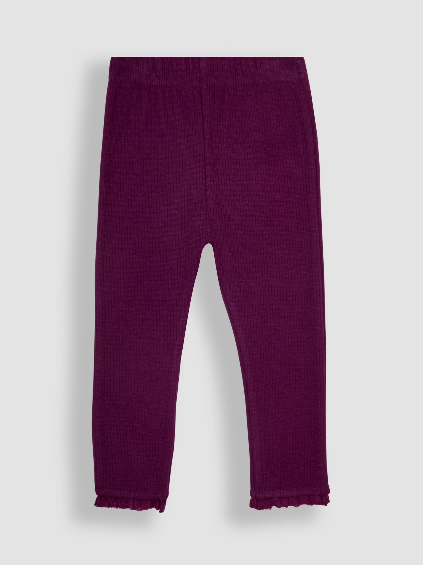 Plum Purple 2-Pack Rib Leggings - Image 4 of 7