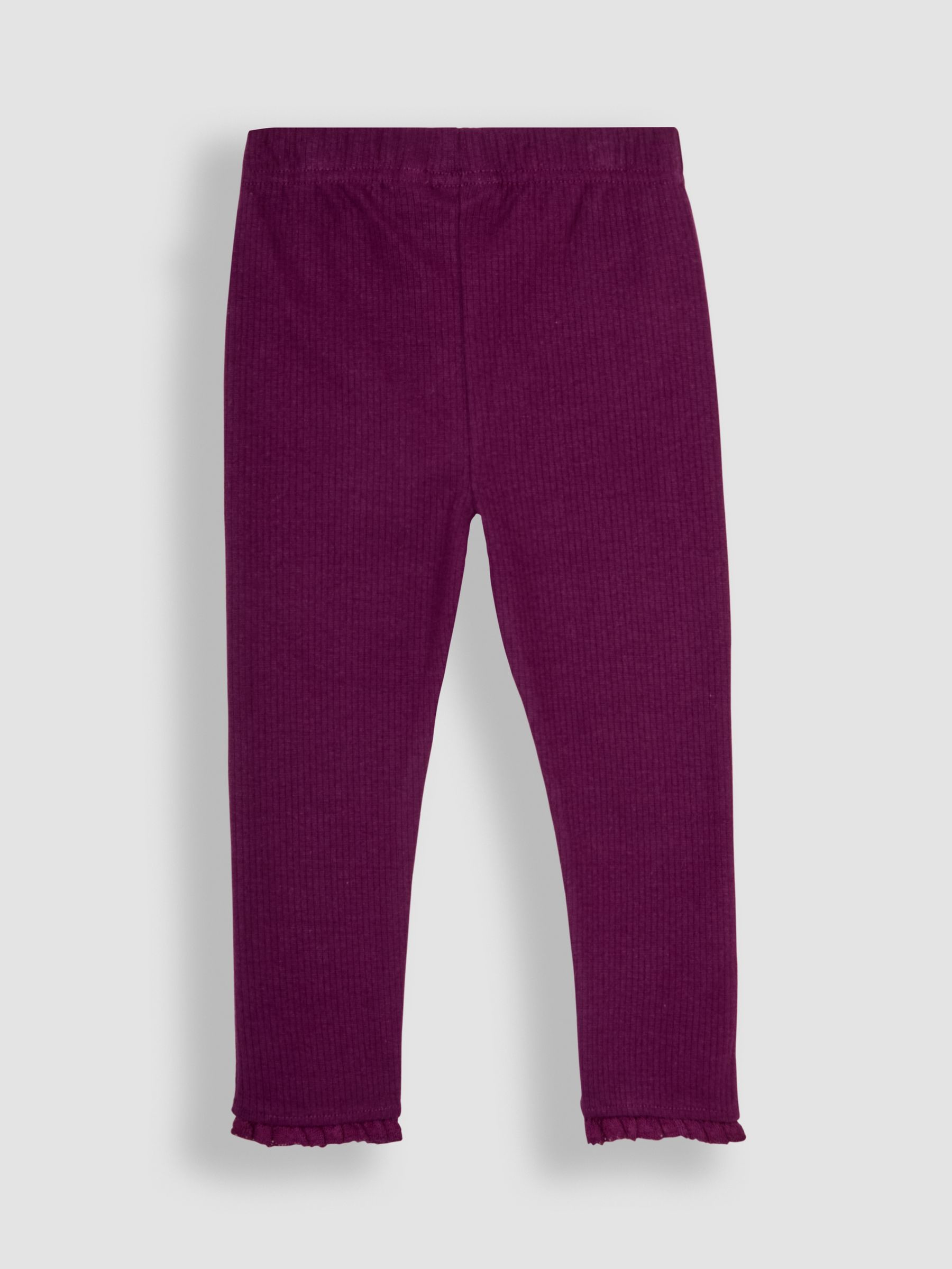 Plum Purple 2-Pack Rib Leggings - Image 5 of 7