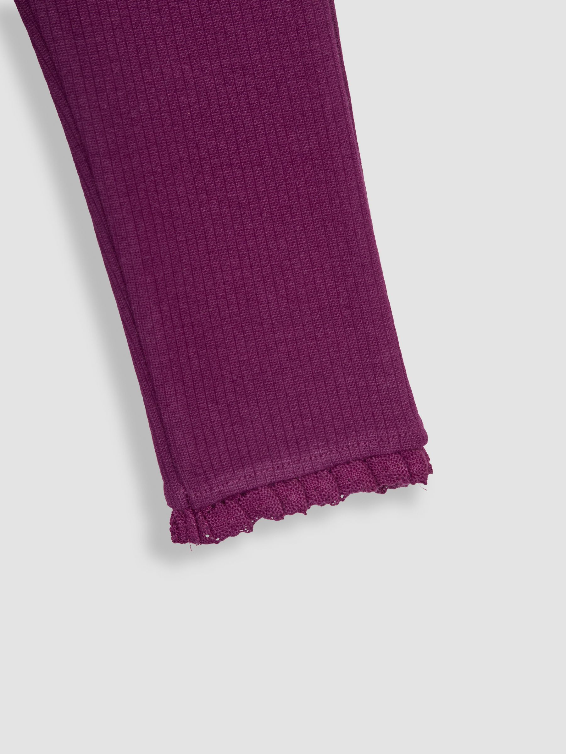 Plum Purple 2-Pack Rib Leggings - Image 7 of 7