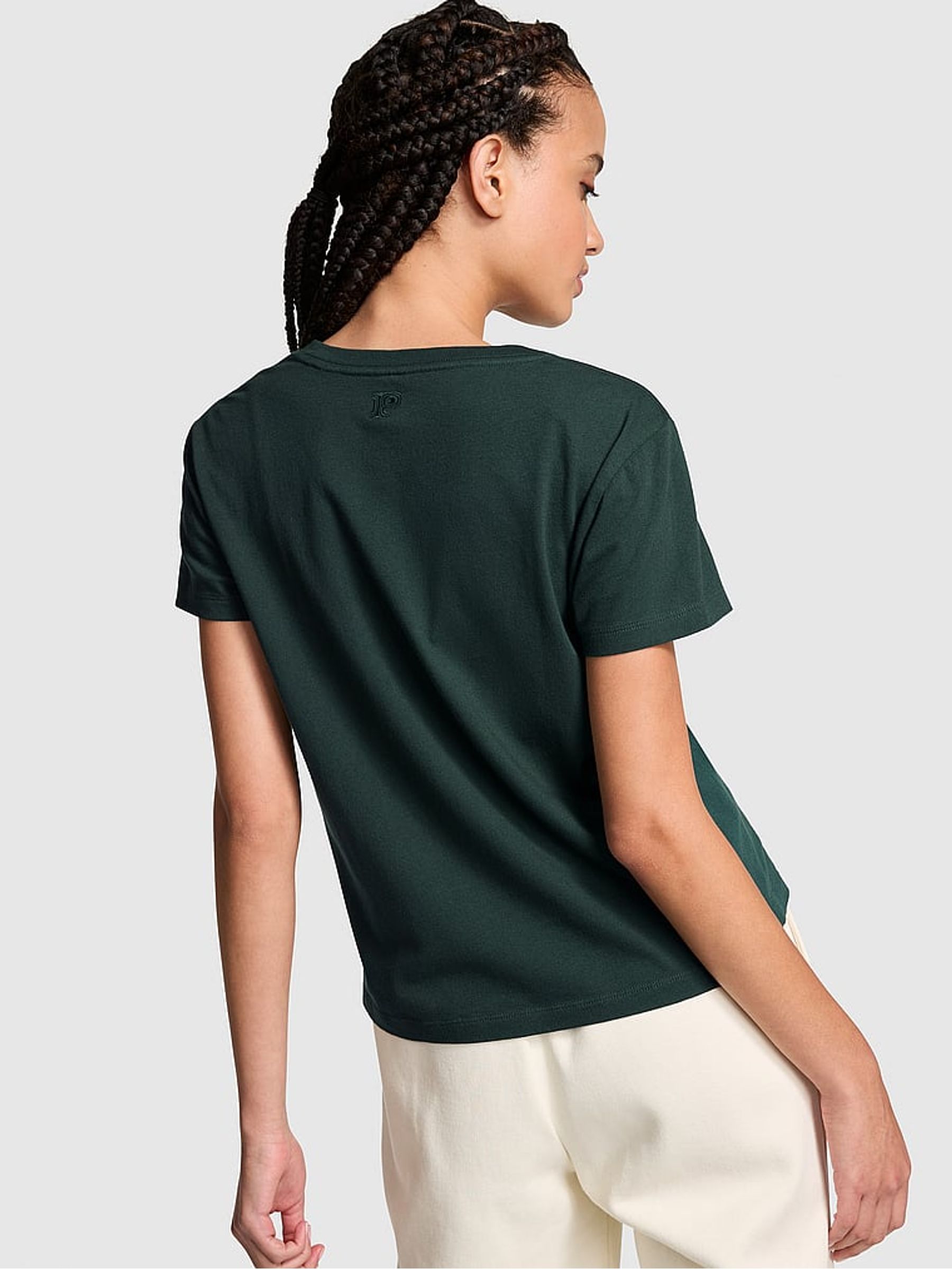 Deep Forest Green Short Sleeve Dreamer T-Shirt - Image 2 of 3