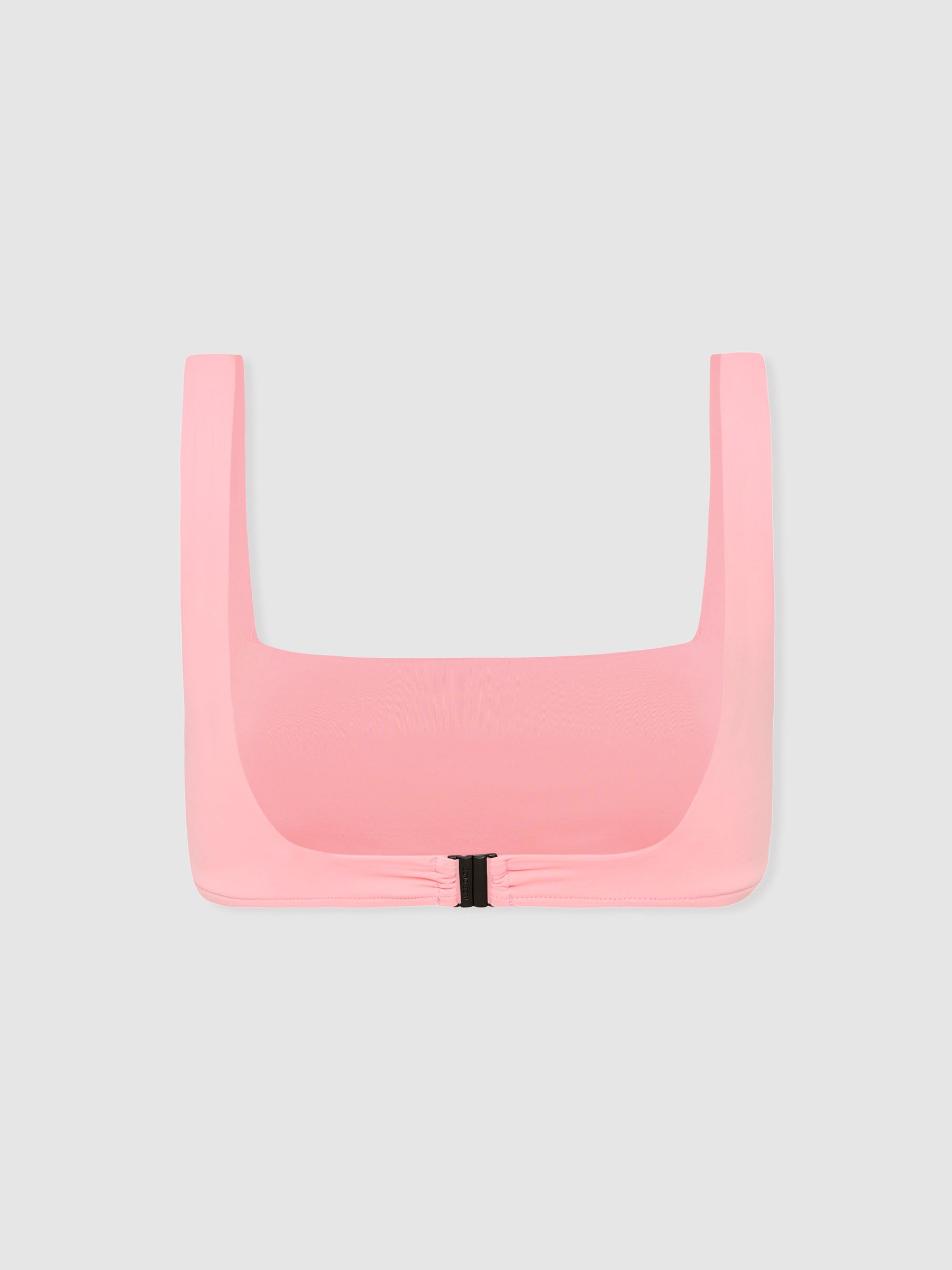 Bondi Born Square Neck Bikini Top in Pink - Image 2 of 2