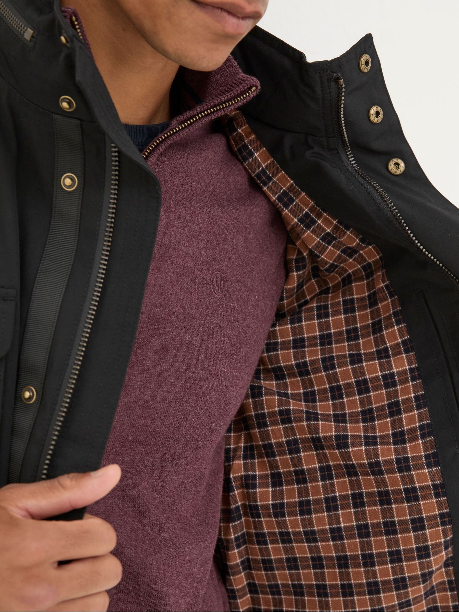 Truro Black Waterproof Jacket - Image 3 of 5