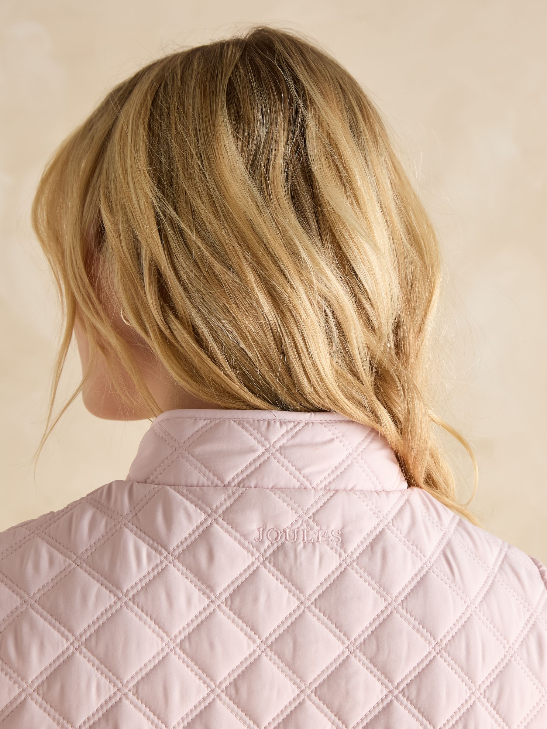 Minx Pink Showerproof Diamond Quilted Gilet - Image 7 of 8