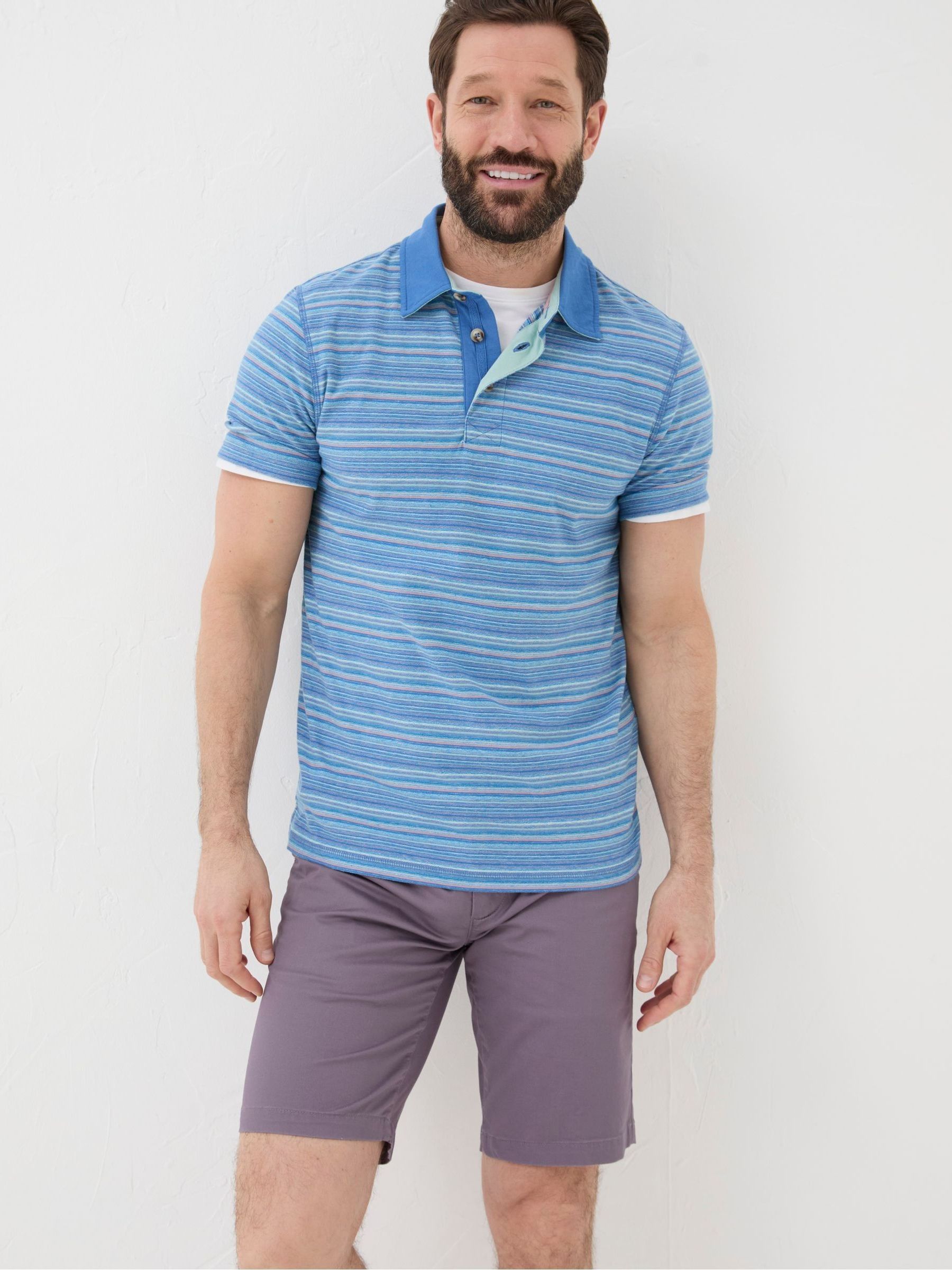Blue Penzance Polo Shirt - Image 1 of 5