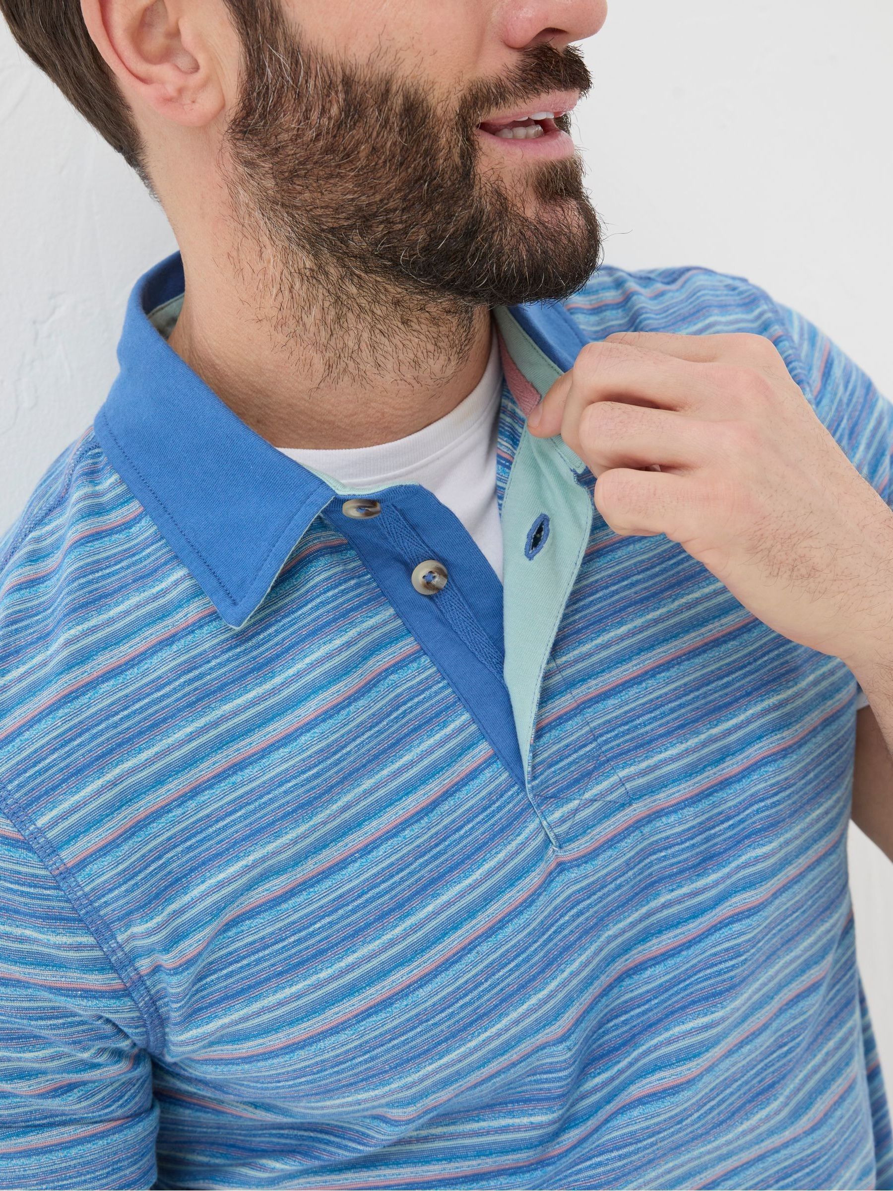 Blue Penzance Polo Shirt - Image 3 of 5