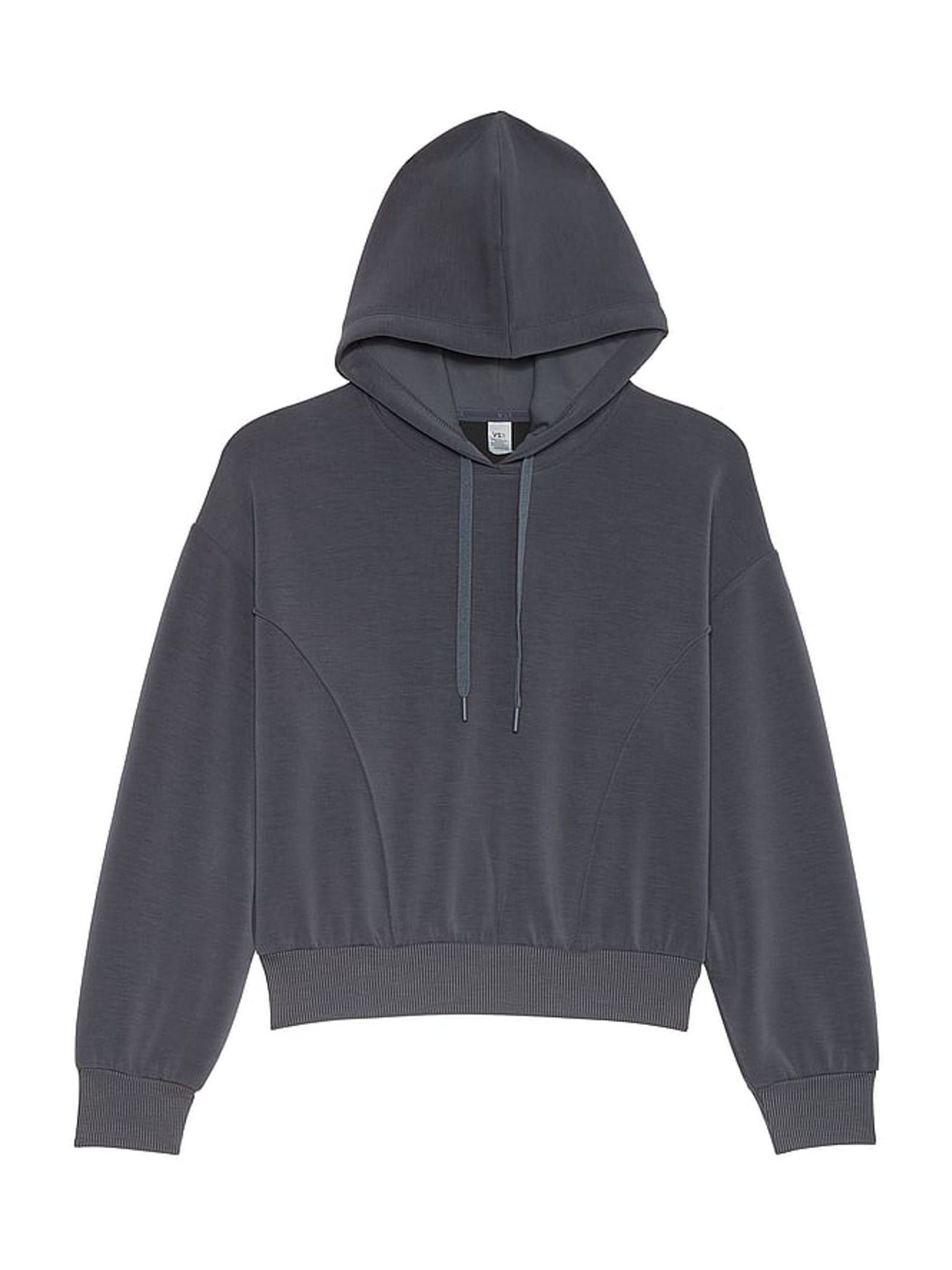 Grey Featherweight Knit Hoodie - Image 3 of 4