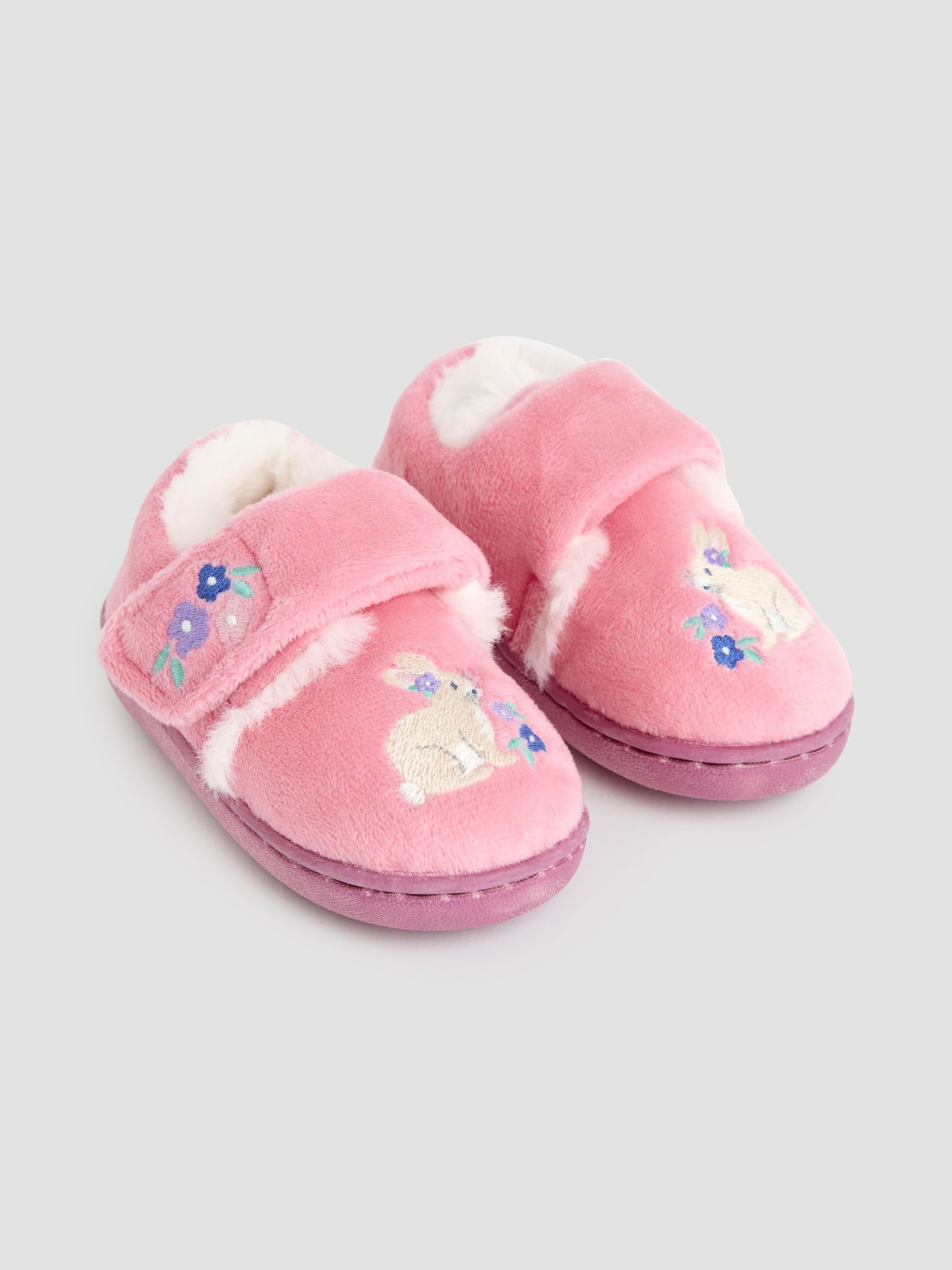 Pink Bunny Slippers Shoes - Image 1 of 4