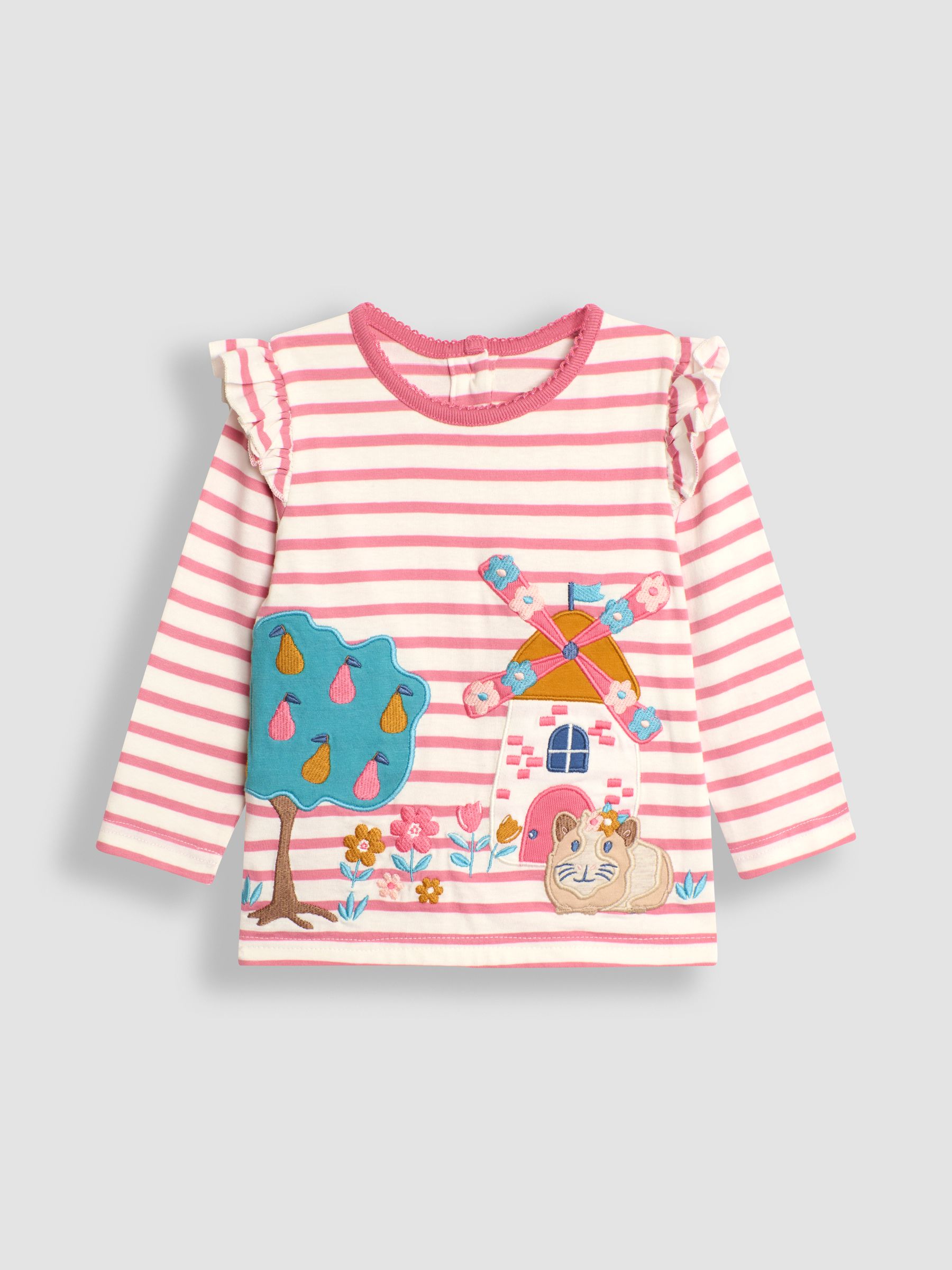 Pink Guinea Pig Appliqué Frill Top - Image 2 of 4