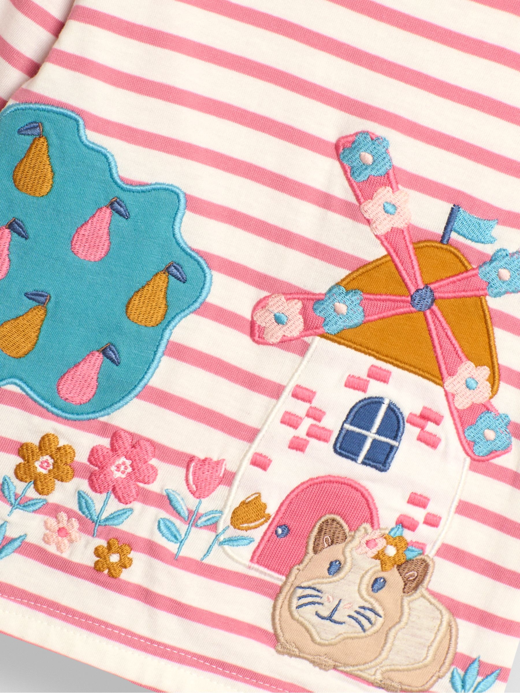 Pink Guinea Pig Appliqué Frill Top - Image 4 of 4