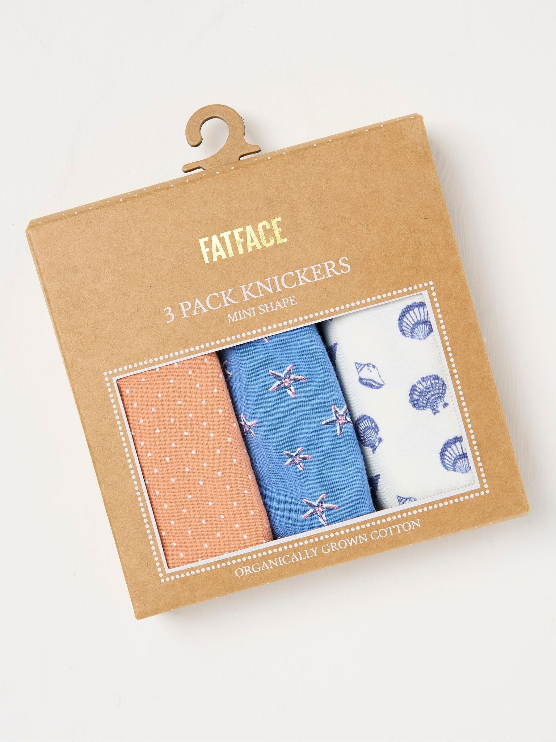 Blue Sealife Mini Knickers 3 Pack - Image 2 of 2