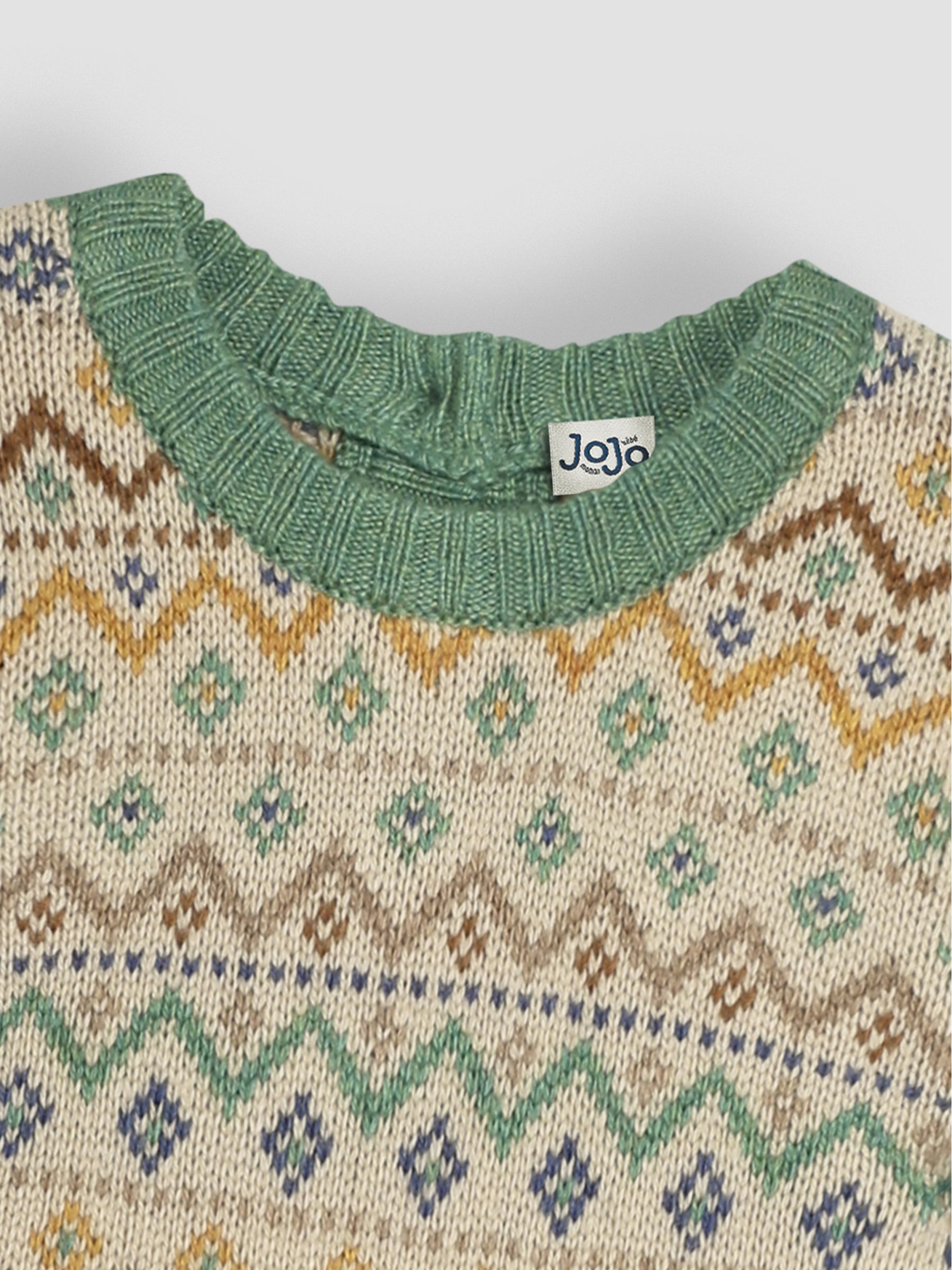 Natural Fair Isle Pattern Jumper - Image 3 of 3